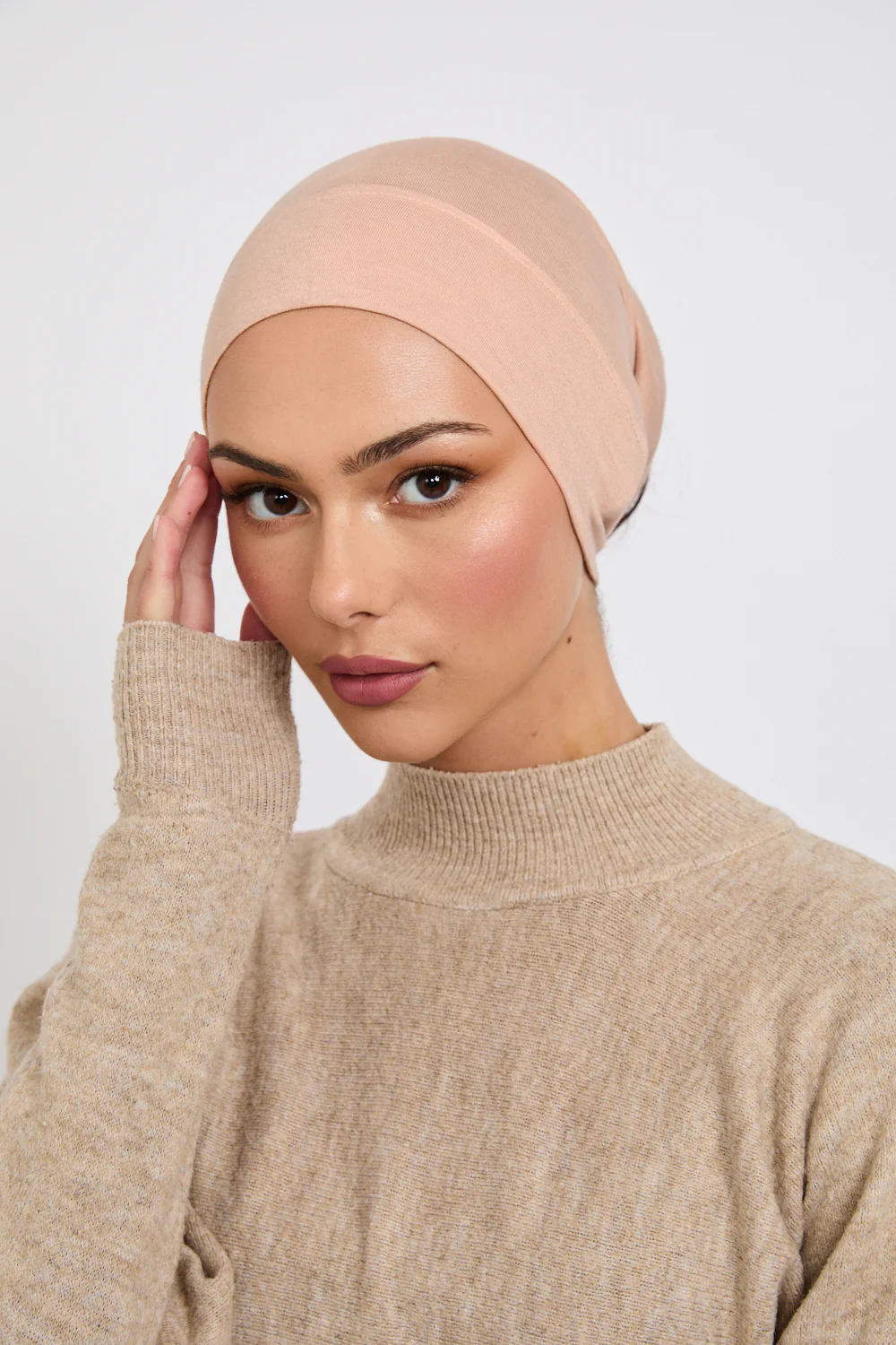 Premium Modal Matt Hijab - Rose Dust - Image 2