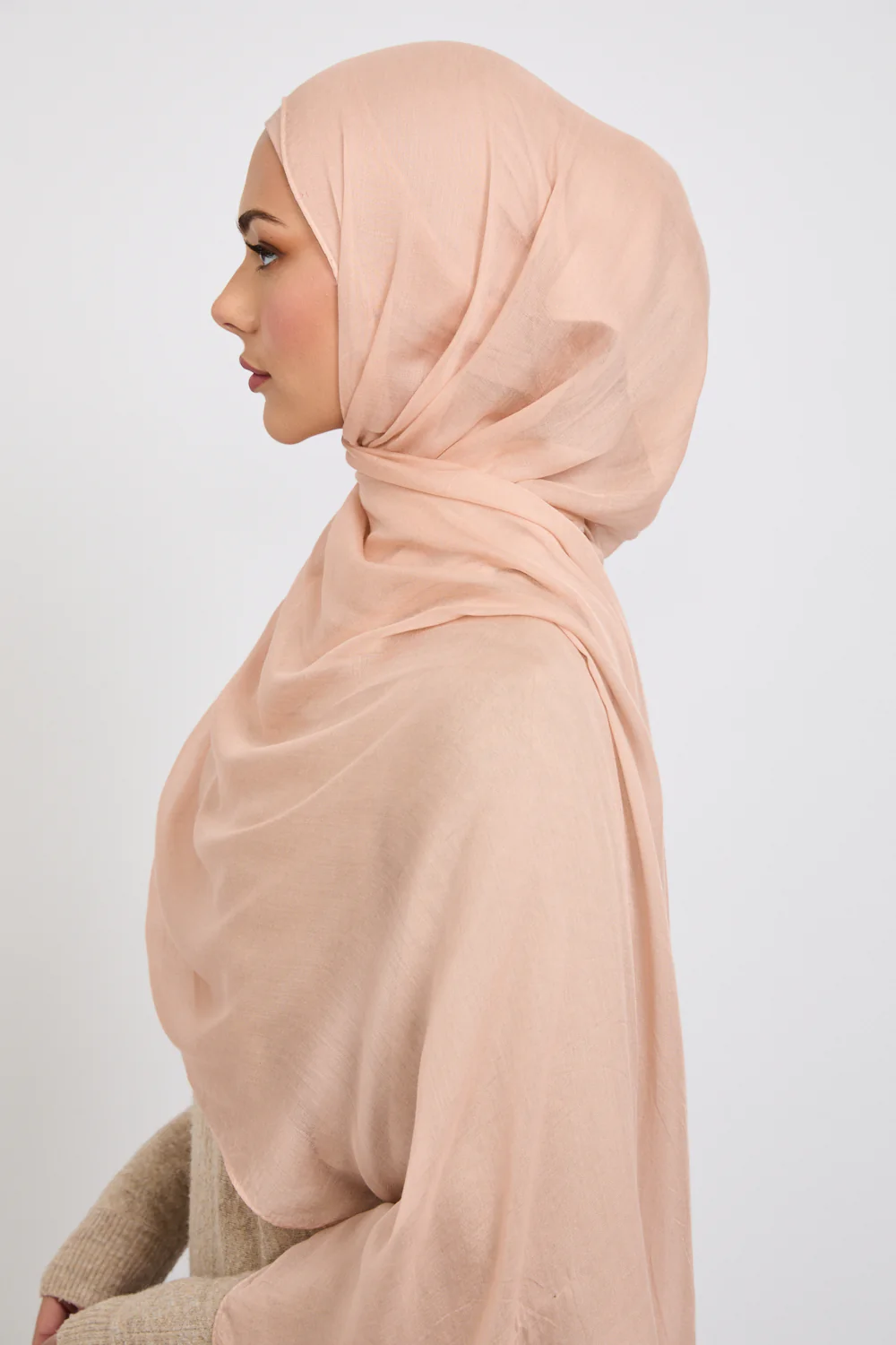 Premium Modal Matt Hijab - Rose Dust - Image 5