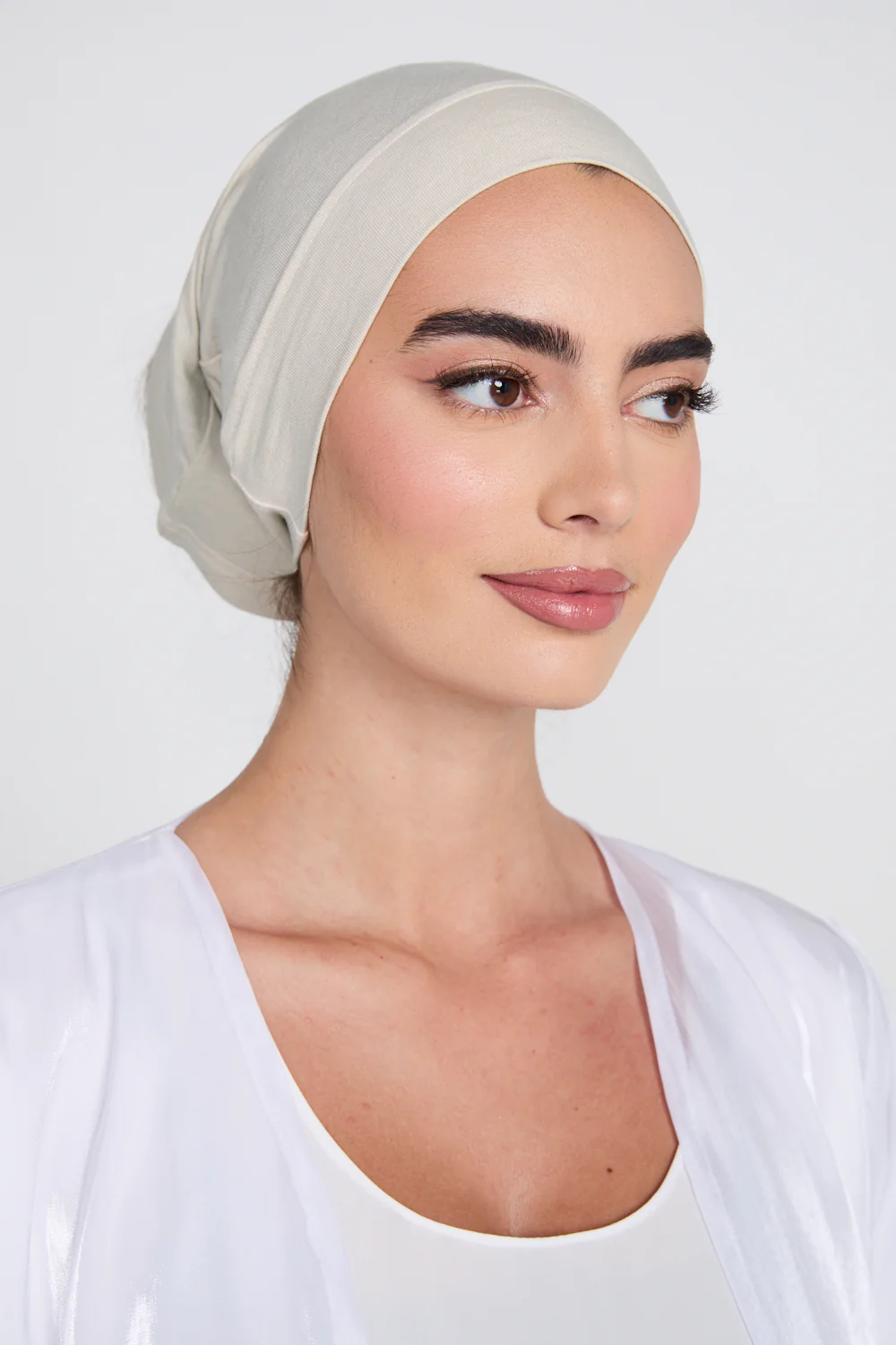 Premium Modal Matt Hijab - White Onyx - Image 2