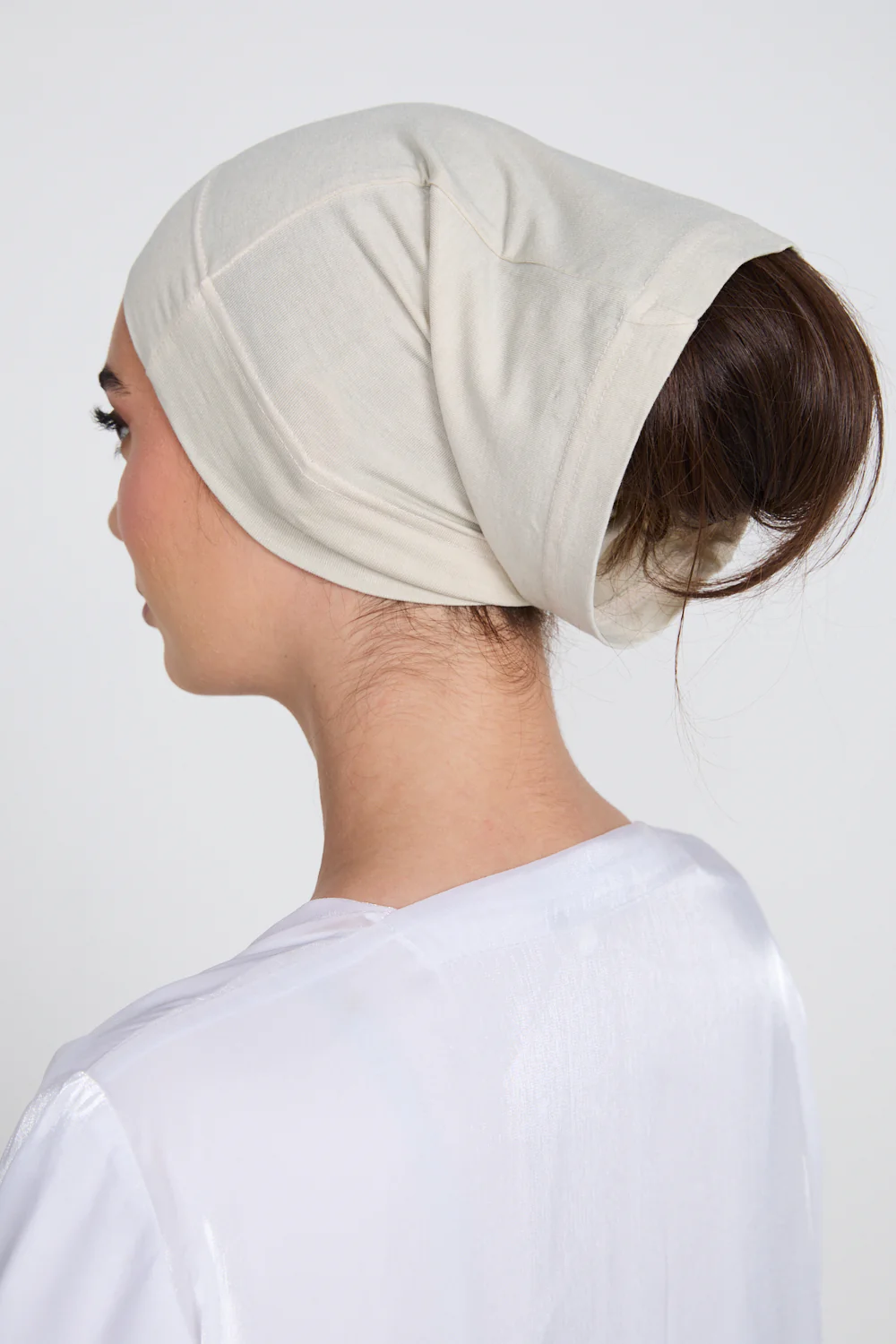 Premium Modal Matt Hijab - White Onyx - Image 3