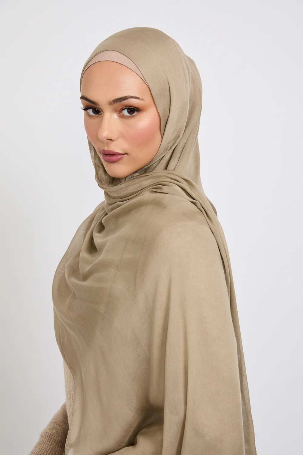 Premium Modal Matt Hijab - Winter Twig - Image 5