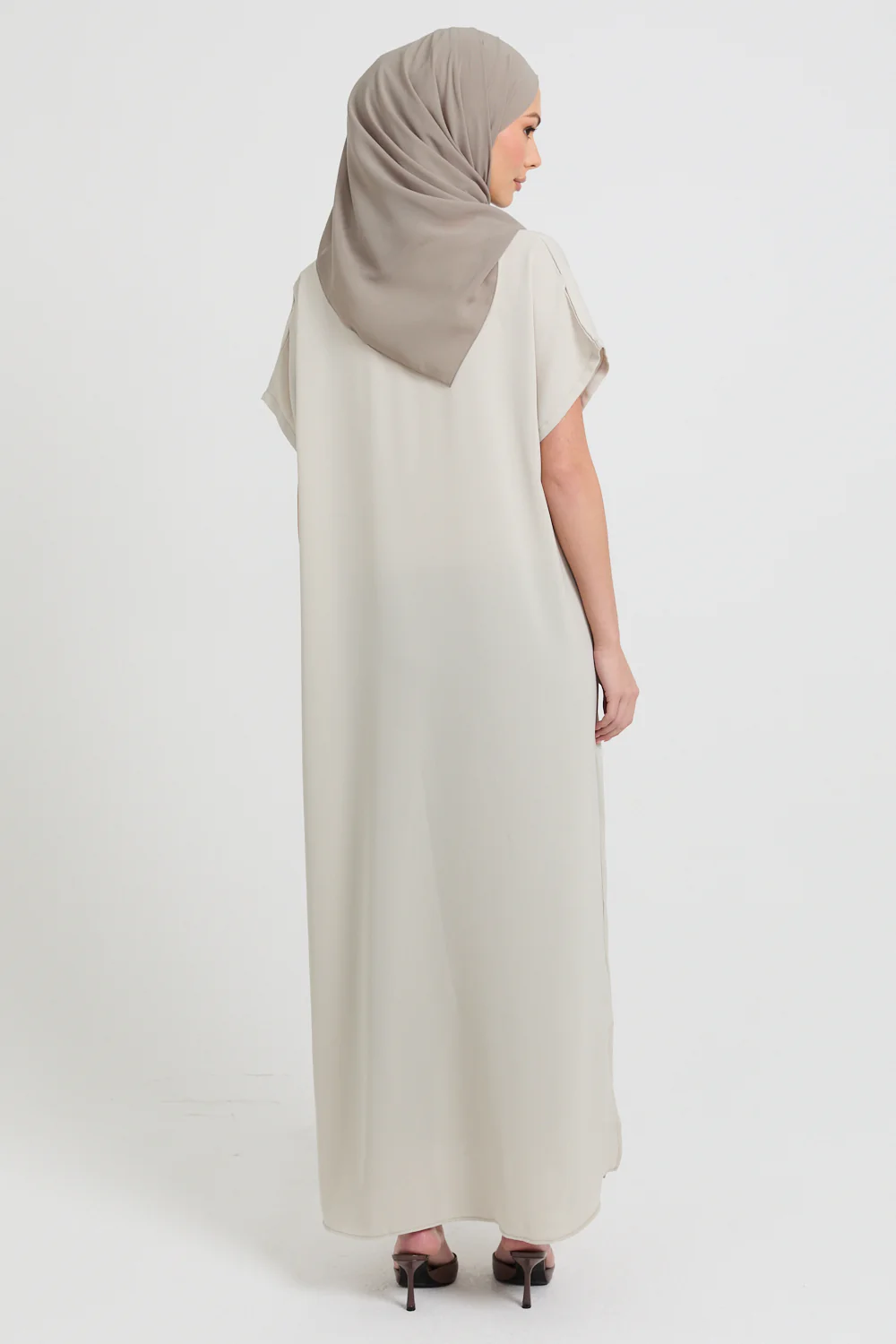 Premium Nidha Inner Slip Dress - Almond Sage - Image 5