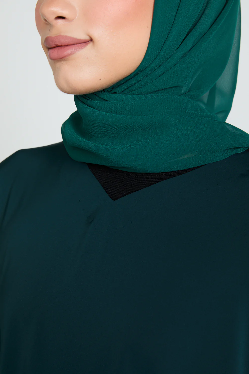 Premium Nidha Inner Slip Dress - Deep Forest Green - Image 2