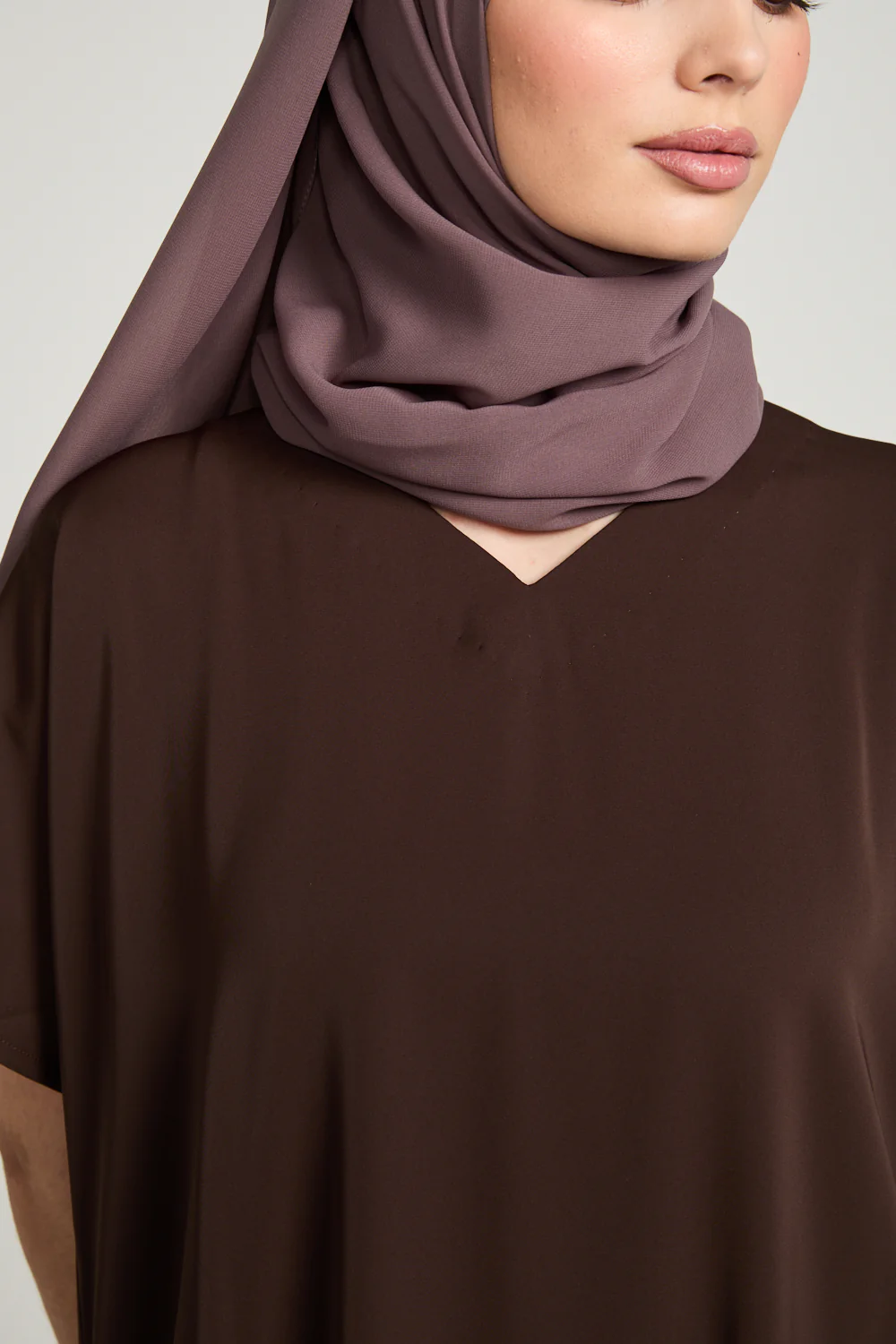 Premium Nidha Inner Slip Dress - Mahogany Brown - Image 2