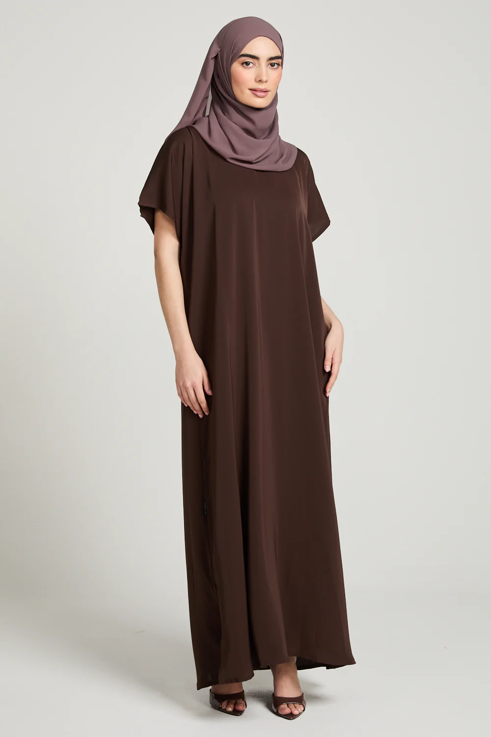 Premium Nidha Inner Slip Dress - Mahogany Brown - Image 5
