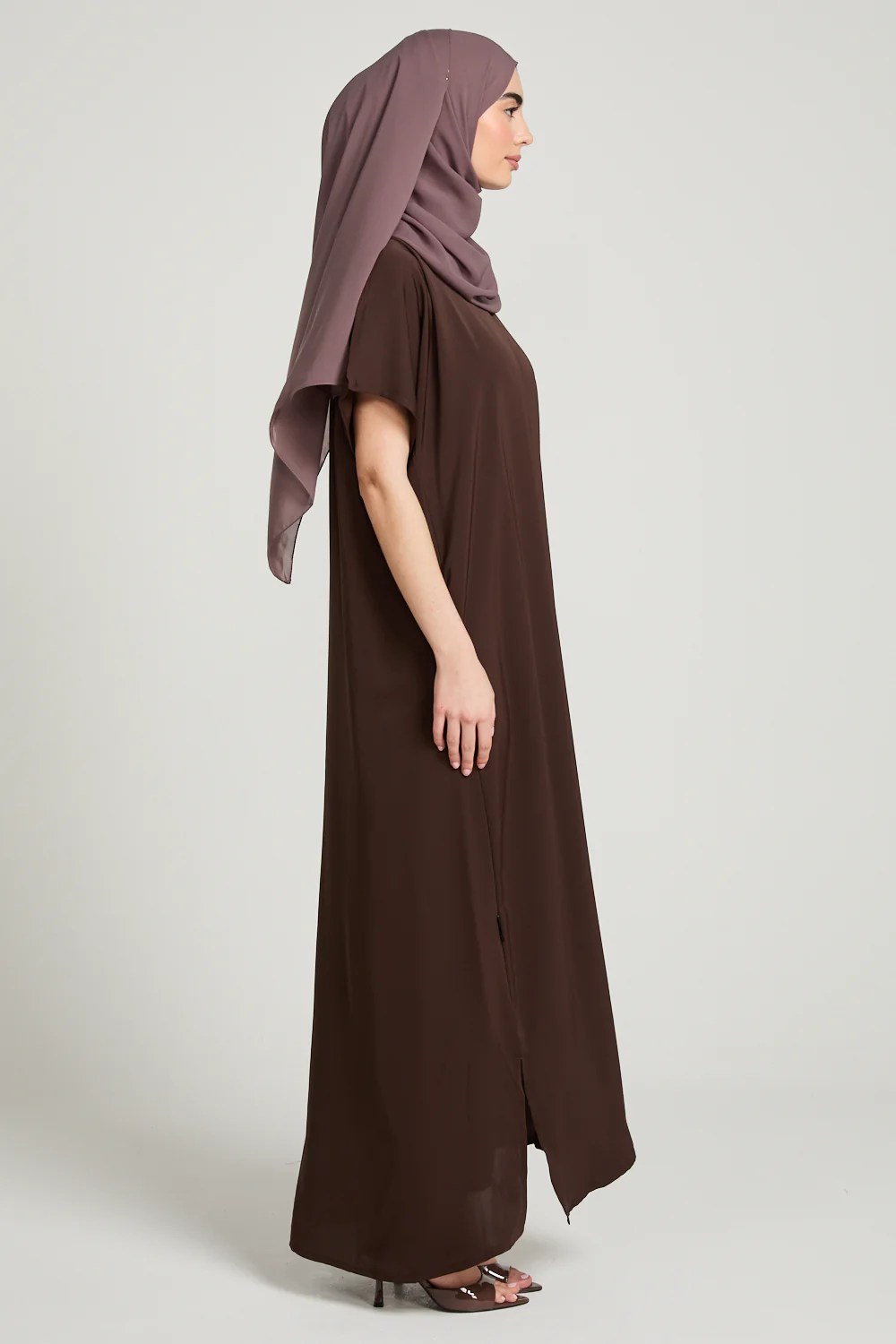 Premium Nidha Inner Slip Dress - Mahogany Brown - Image 6