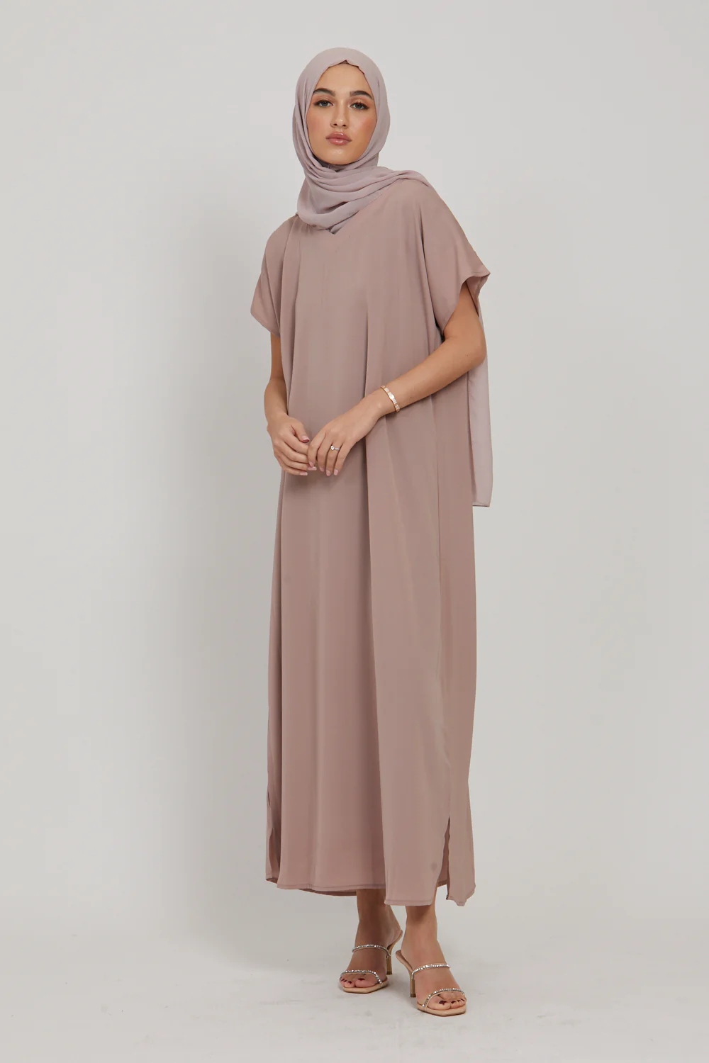 Premium Nidha Inner Slip Dress - Malted Caramel - Image 2