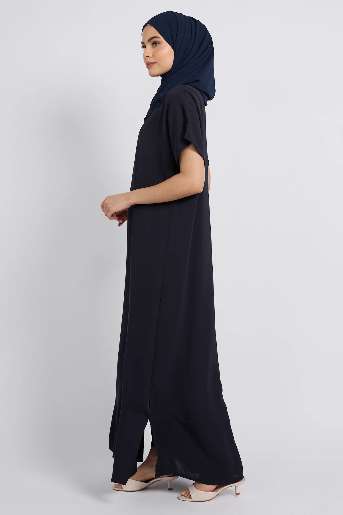 Premium Nidha Inner Slip Dress - Midnight Blue - Image 4