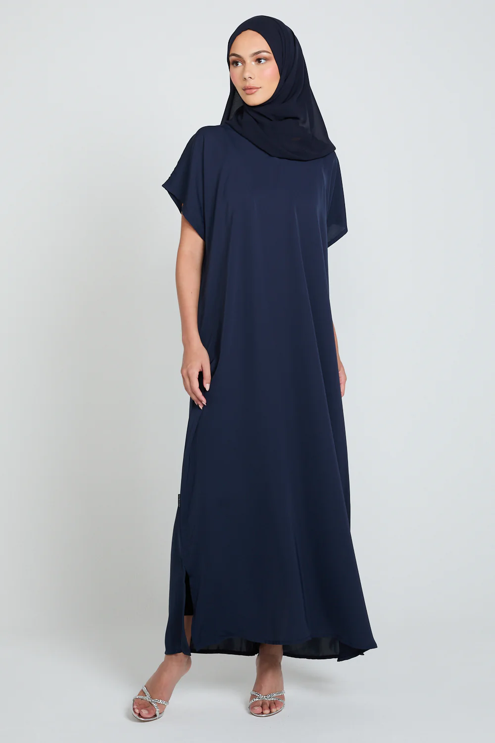 Premium Nidha Inner Slip Dress - Navy