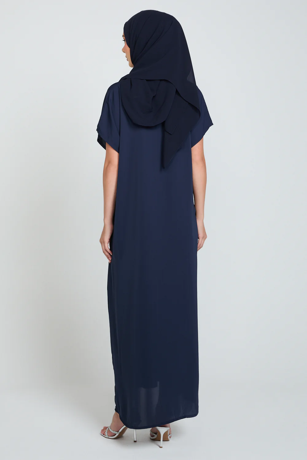 Premium Nidha Inner Slip Dress - Navy - Image 5