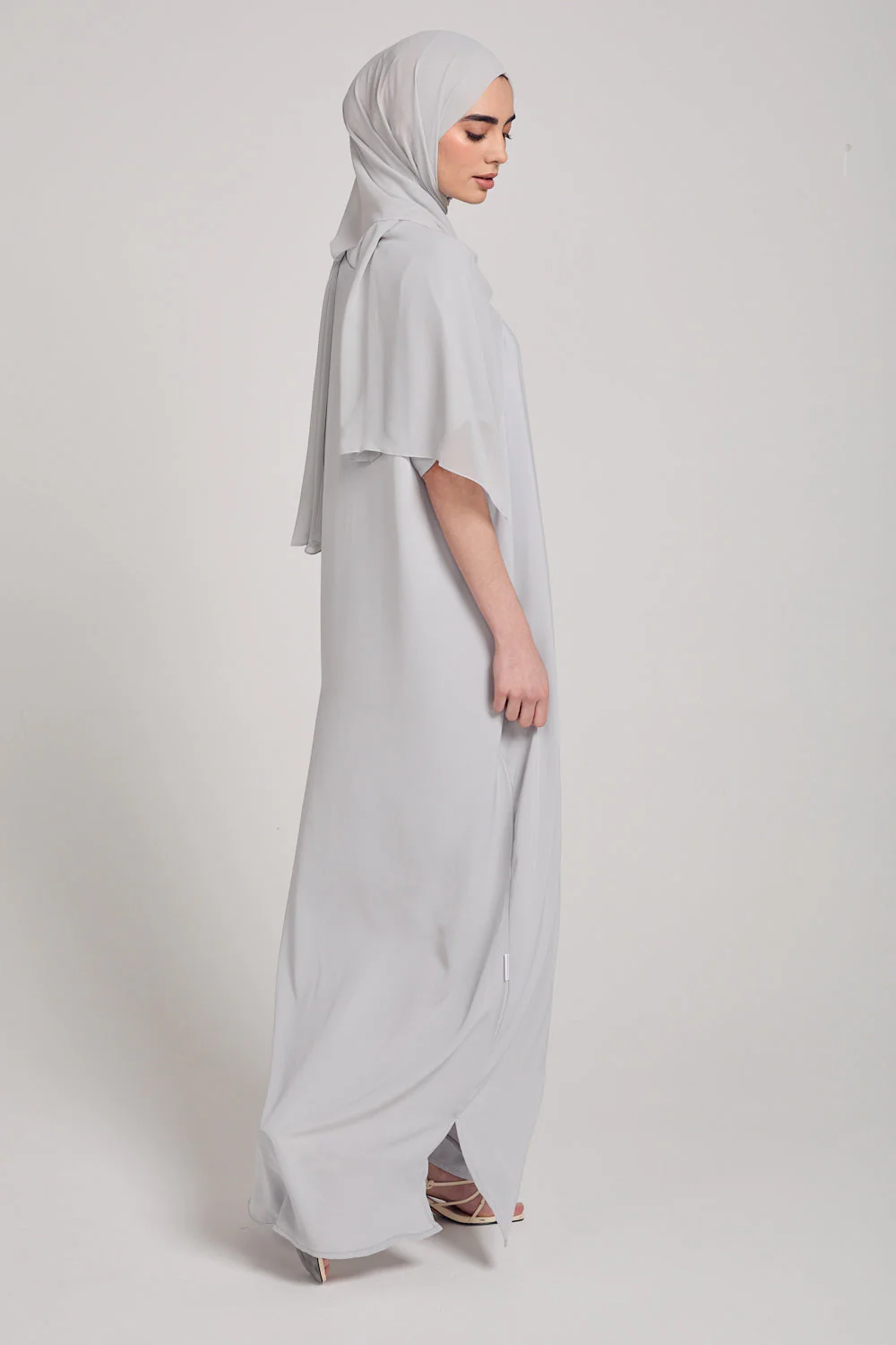 Premium Nidha Inner Slip Dress - Pearl Grey - Image 5