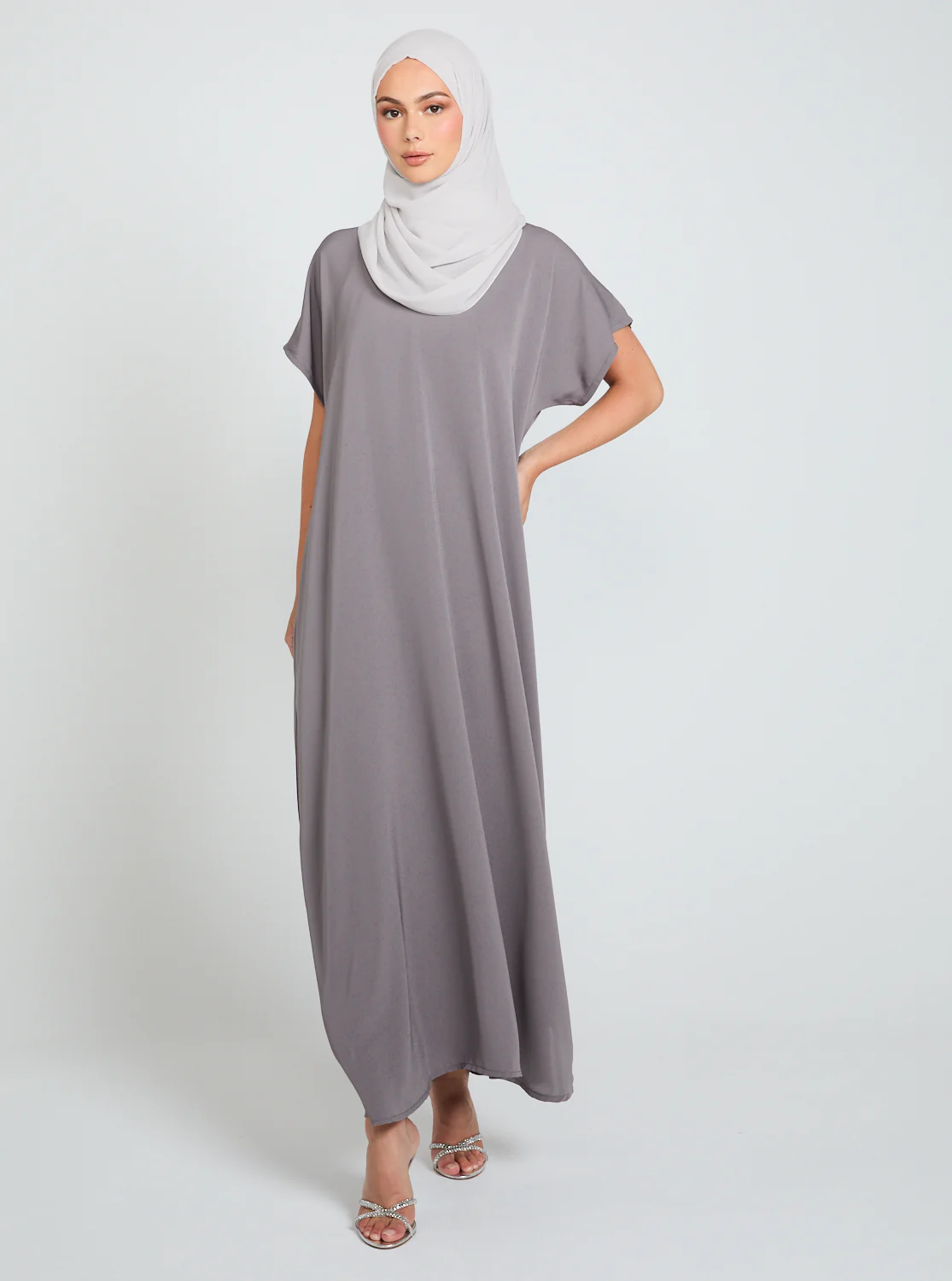 Premium Nidha Inner Slip Dress - Twilight Taupe - Image 3