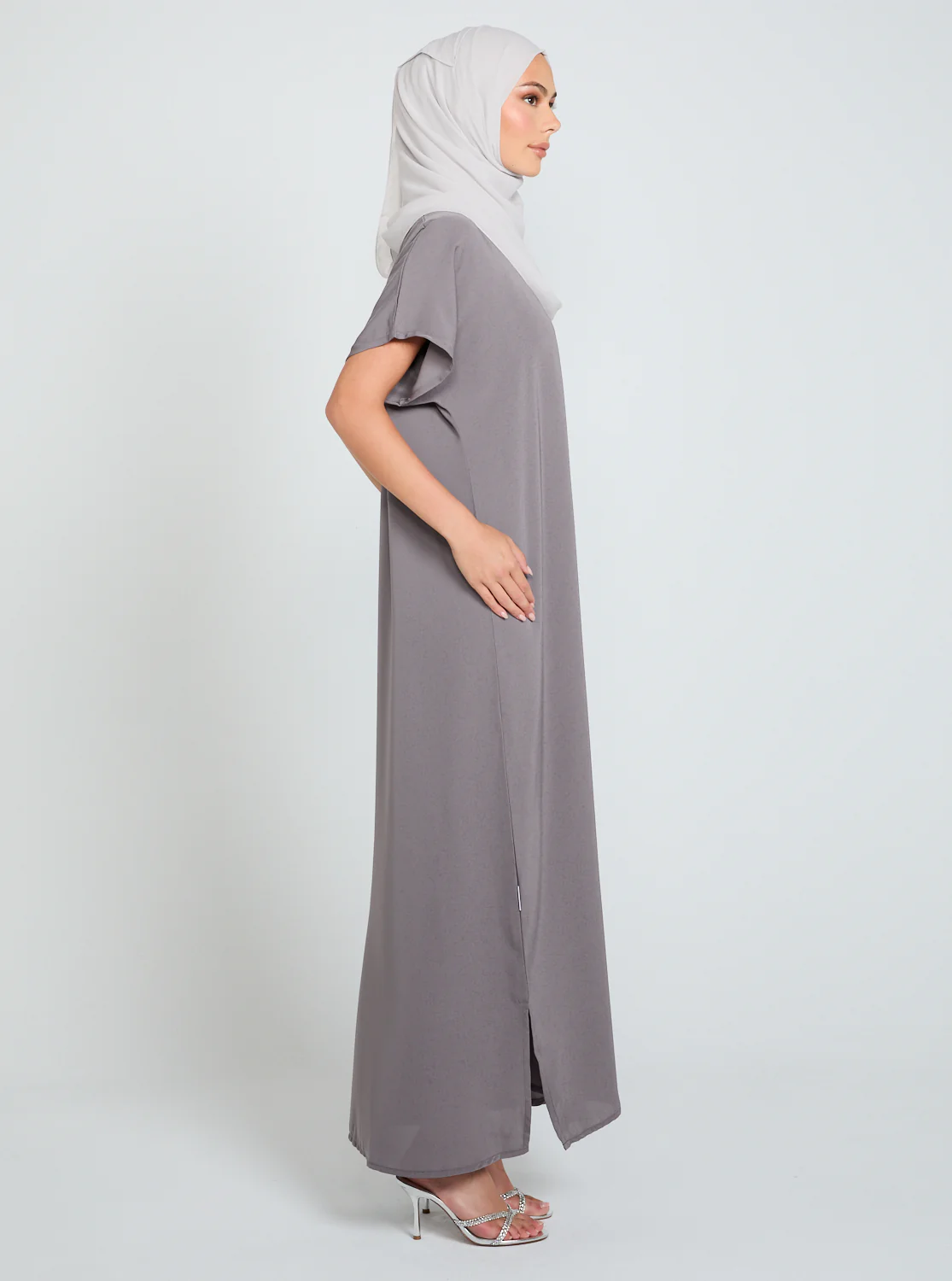 Premium Nidha Inner Slip Dress - Twilight Taupe - Image 5