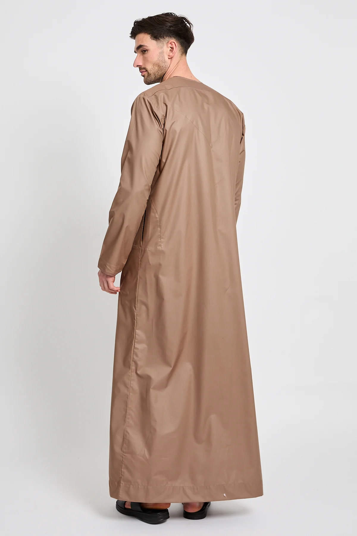 Premium Omani Thobe – Dusty Caramel - Image 8