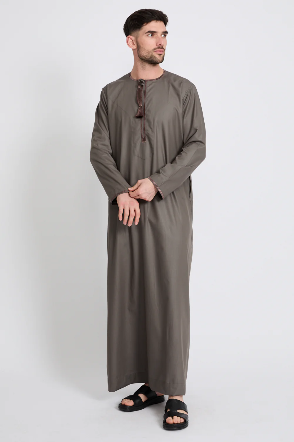 Premium Omani Thobe - Spanish Oak - Image 4