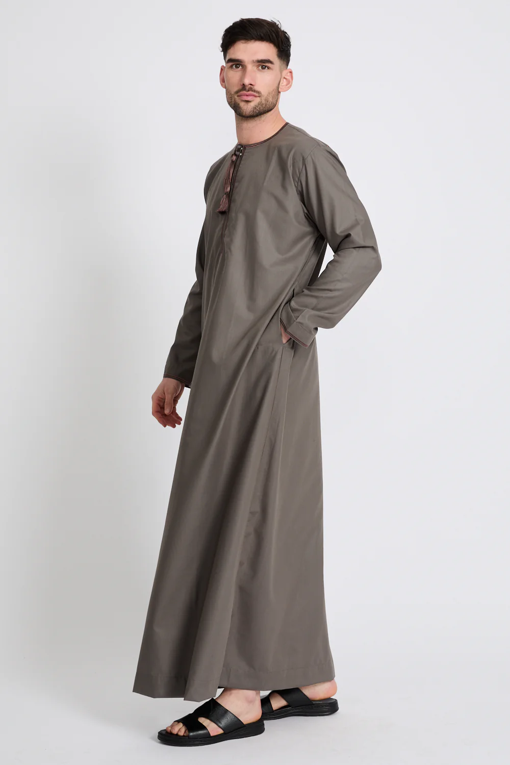 Premium Omani Thobe - Spanish Oak - Image 5