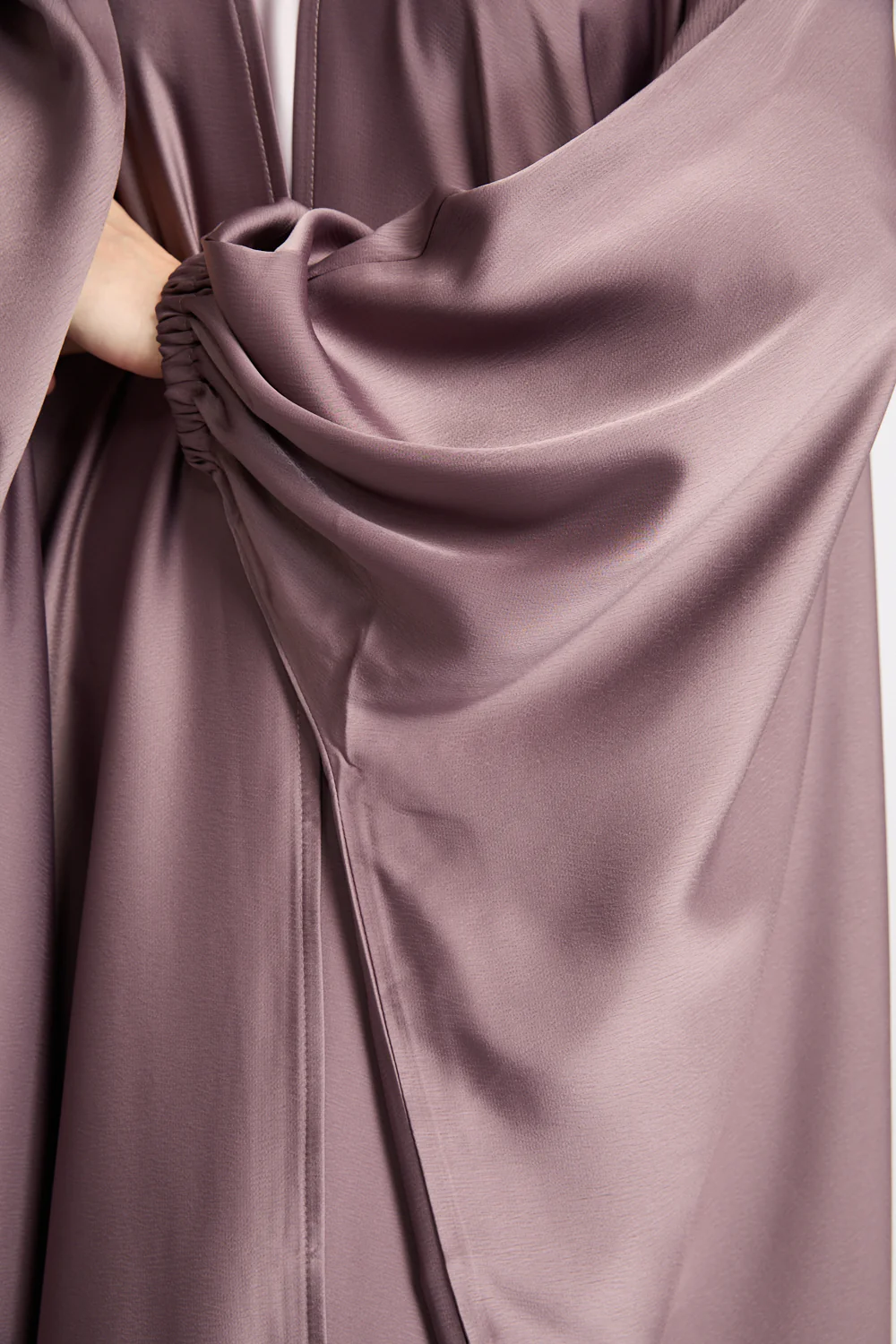 Premium Open Bisht - Dusky Mauve - Image 5