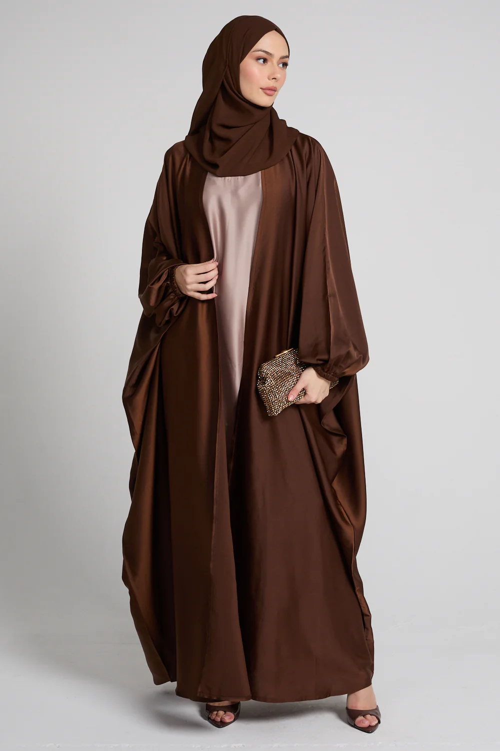 Premium Open Bisht - Mocha Ember - Image 6