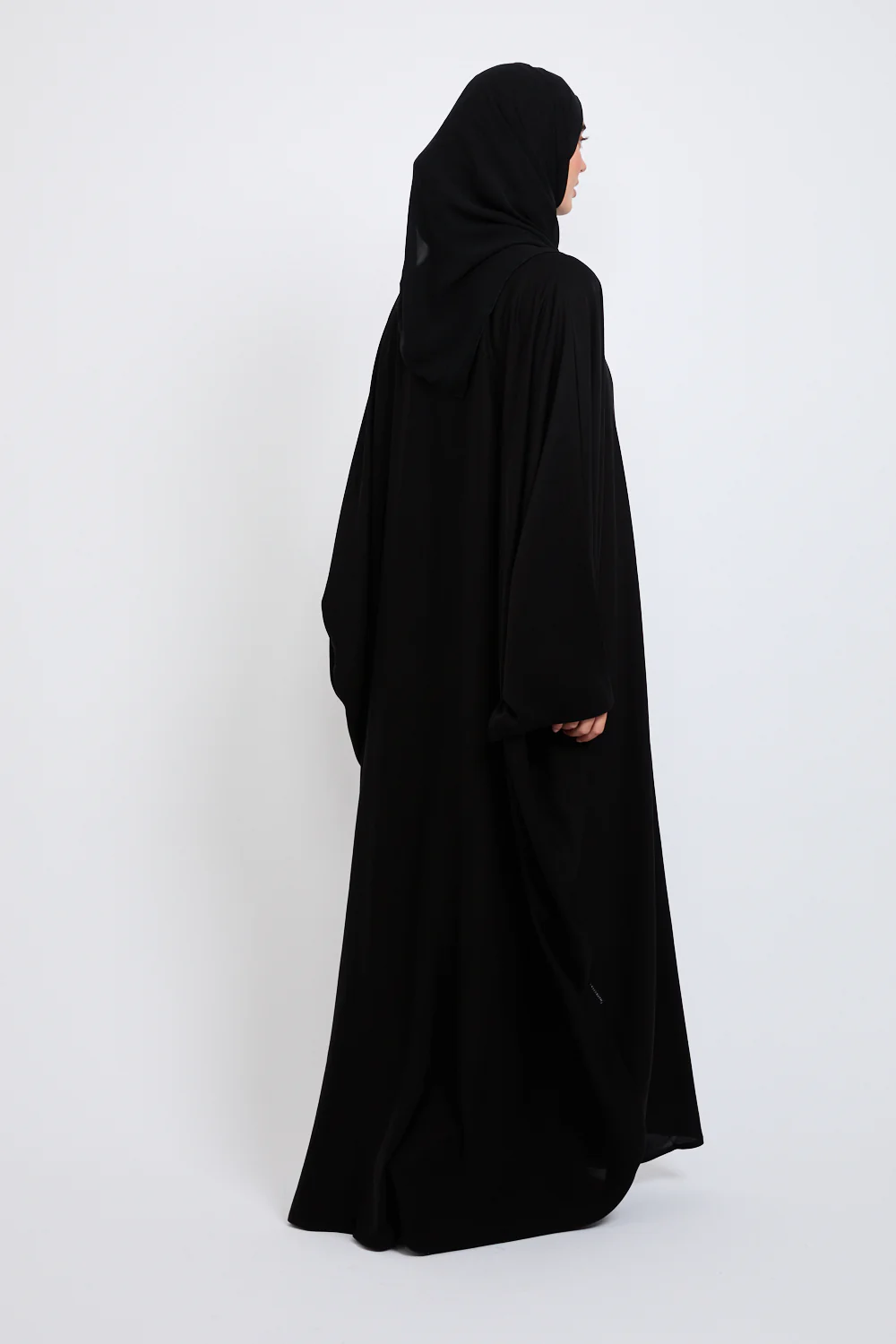Premium Open Farasha - Black - Image 11