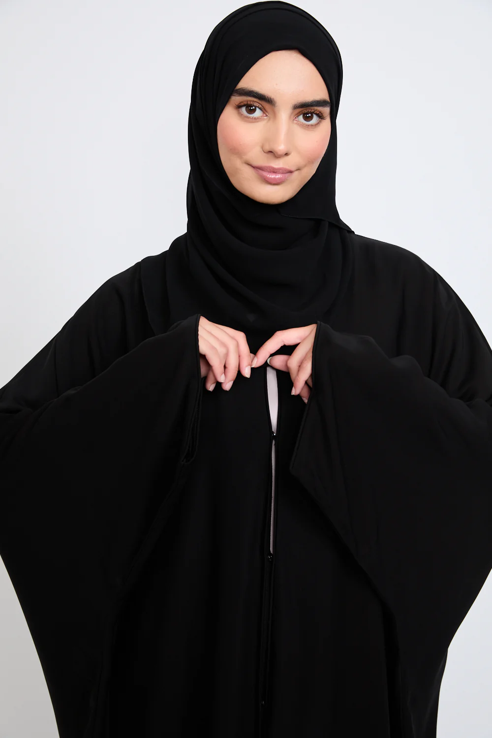 Premium Open Farasha - Black - Image 3