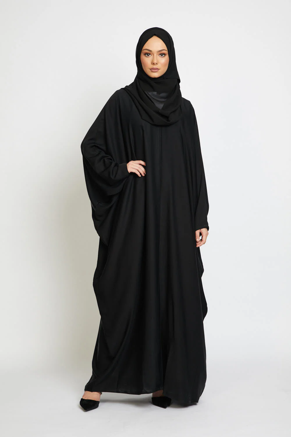 Premium Open Farasha - Black - Image 6