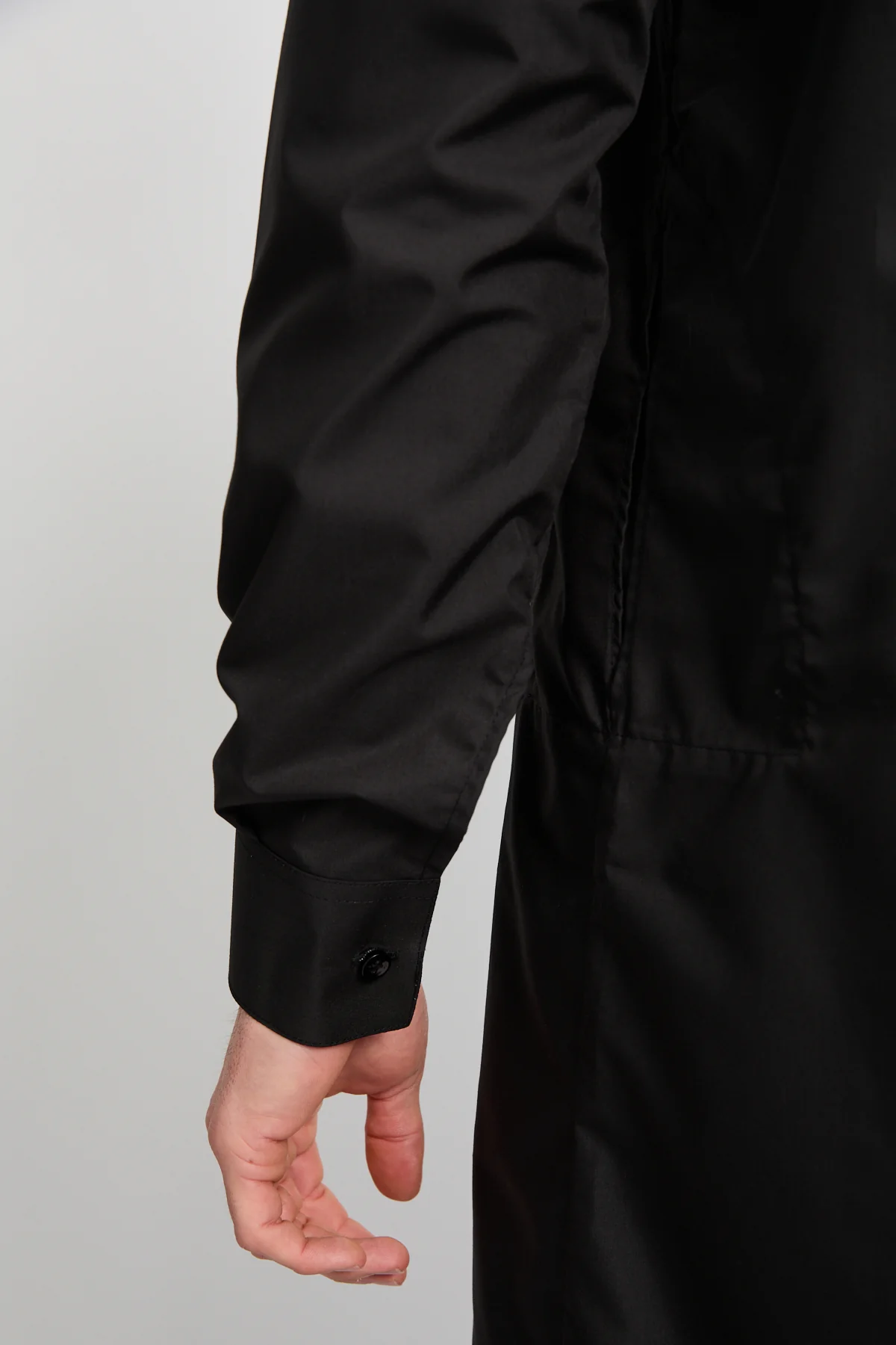 Premium Qatari Thobe - Black - Image 6