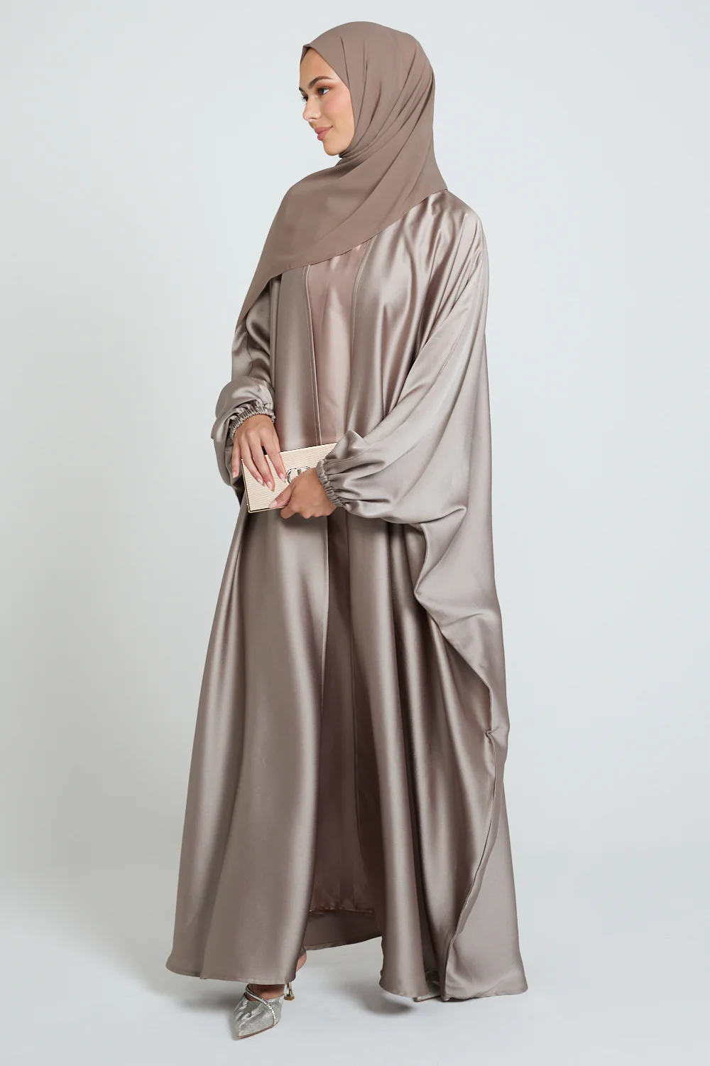 Premium Royale Open Bisht - Cocoa Bronze