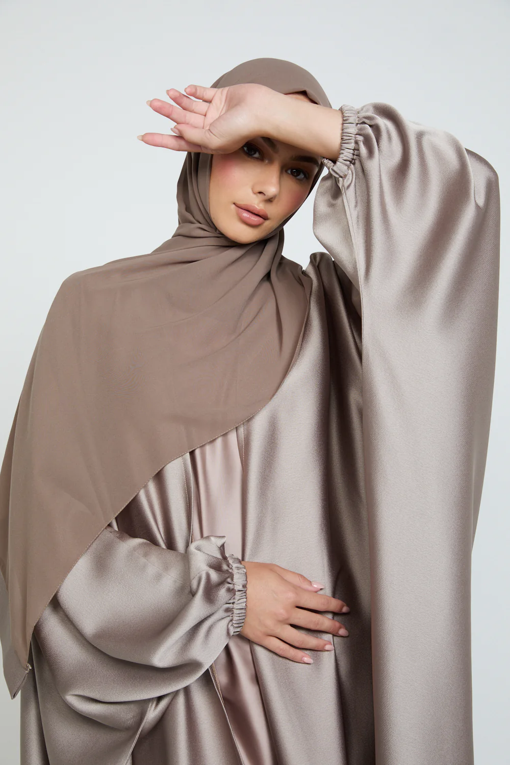 Premium Royale Open Bisht - Cocoa Bronze - Image 2