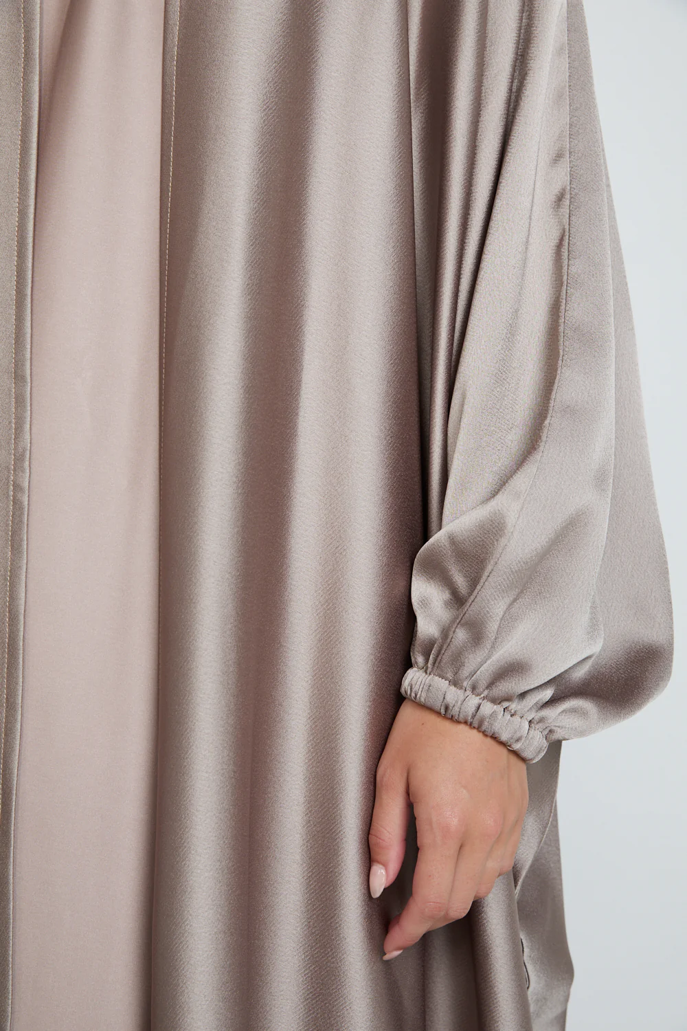 Premium Royale Open Bisht - Cocoa Bronze - Image 8