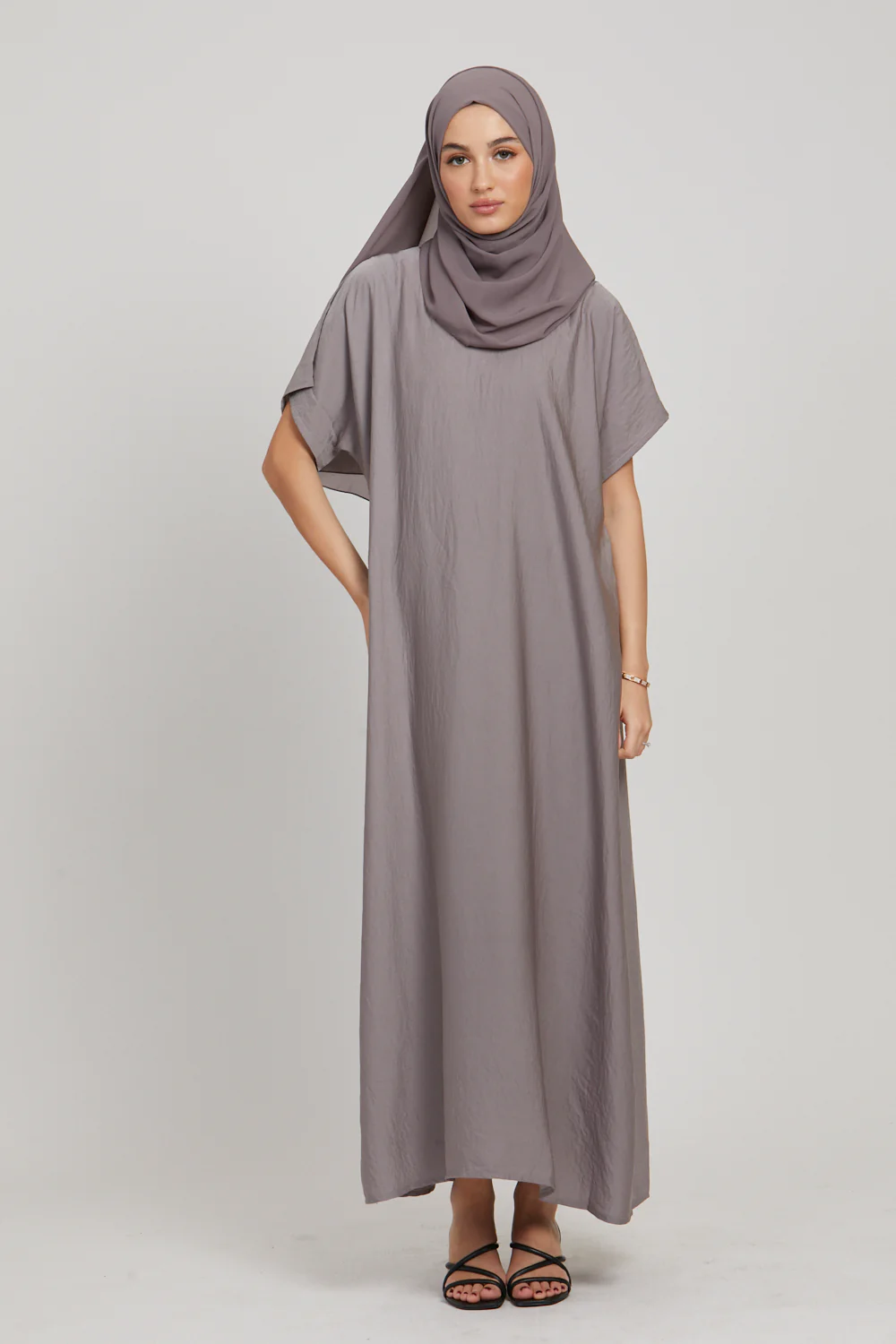 Premium Soft Sheen Crush Inner Slip - Driftwood