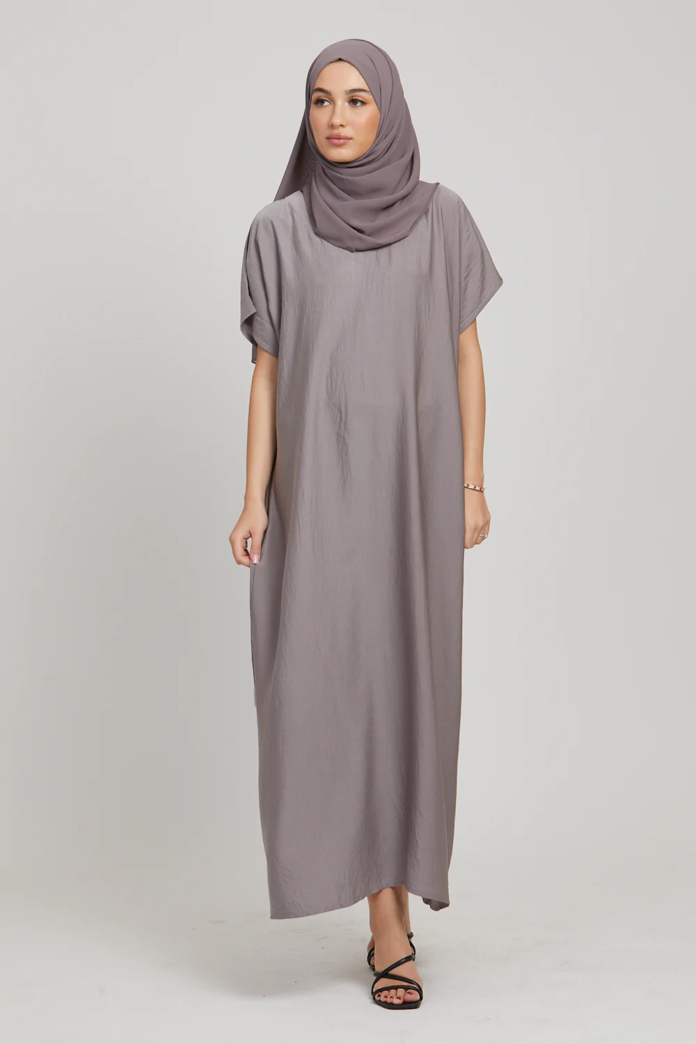 Premium Soft Sheen Crush Inner Slip - Driftwood - Image 2