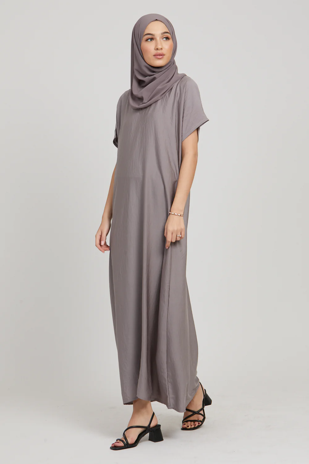 Premium Soft Sheen Crush Inner Slip - Driftwood - Image 3