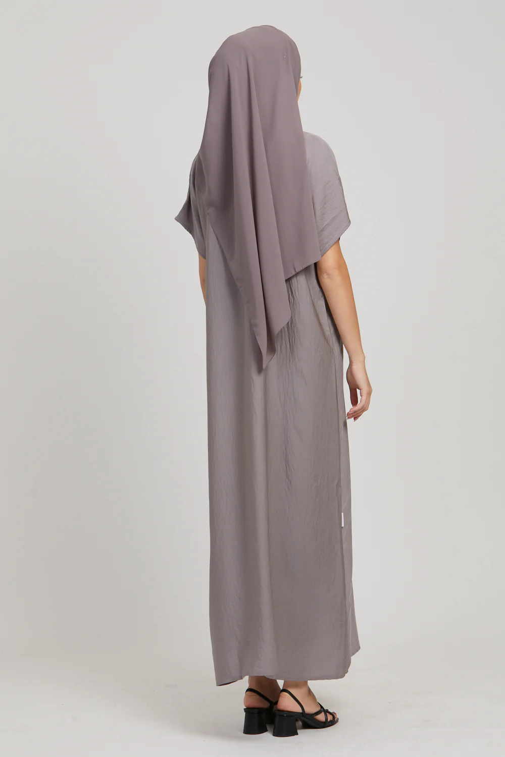 Premium Soft Sheen Crush Inner Slip - Driftwood - Image 5