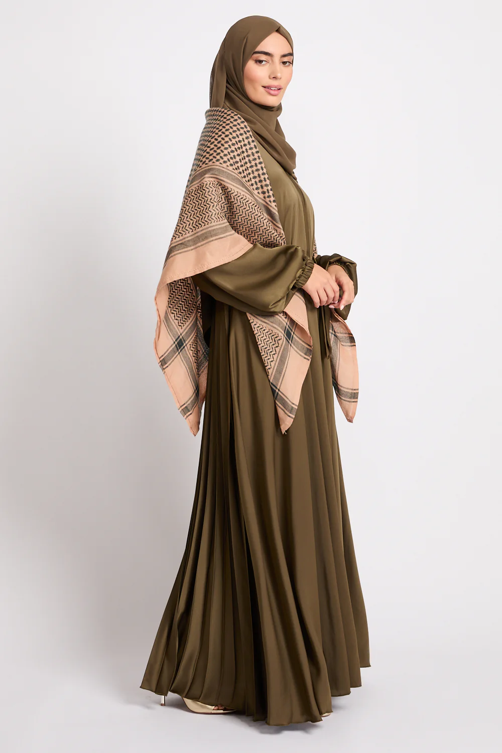 Keffiyeh Scarf - Desert Olive - Image 2
