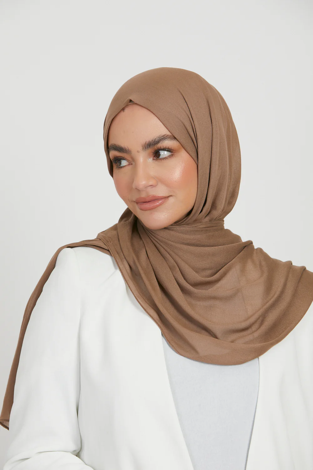 Premium Viscose Hijab - Chocolate Malt - Image 3