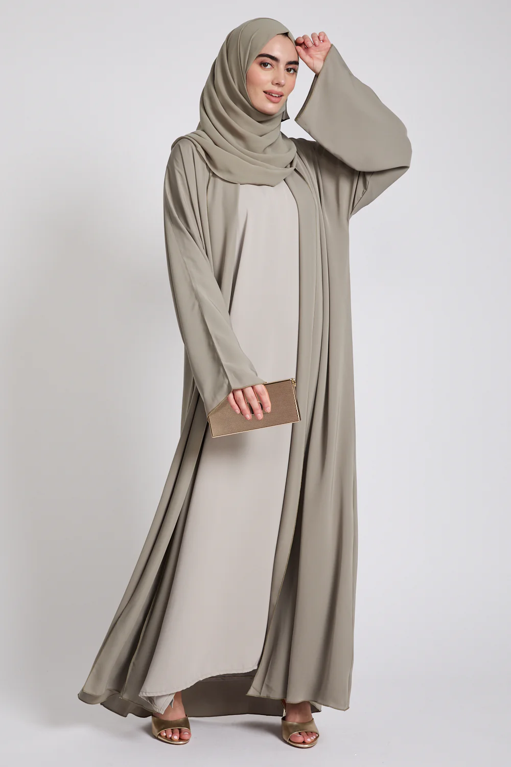 Premium Zaytoun Open Abaya - Image 5