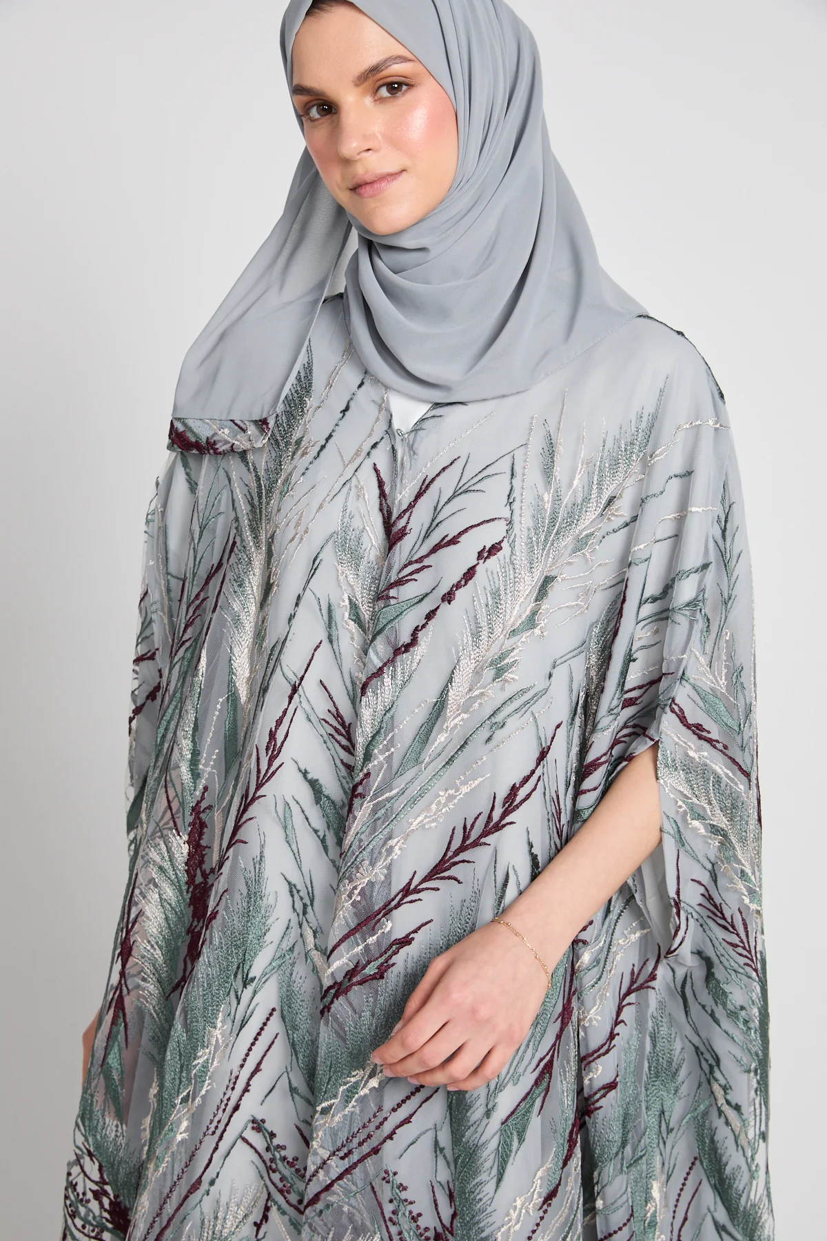 Regal Botanica Luxe Cape - Silver Mist - Limited Edition - Image 2