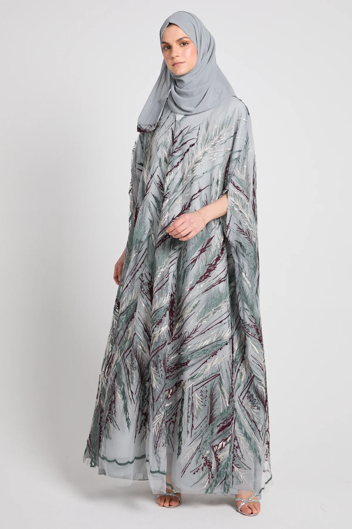 Regal Botanica Luxe Cape - Silver Mist - Limited Edition - Image 3