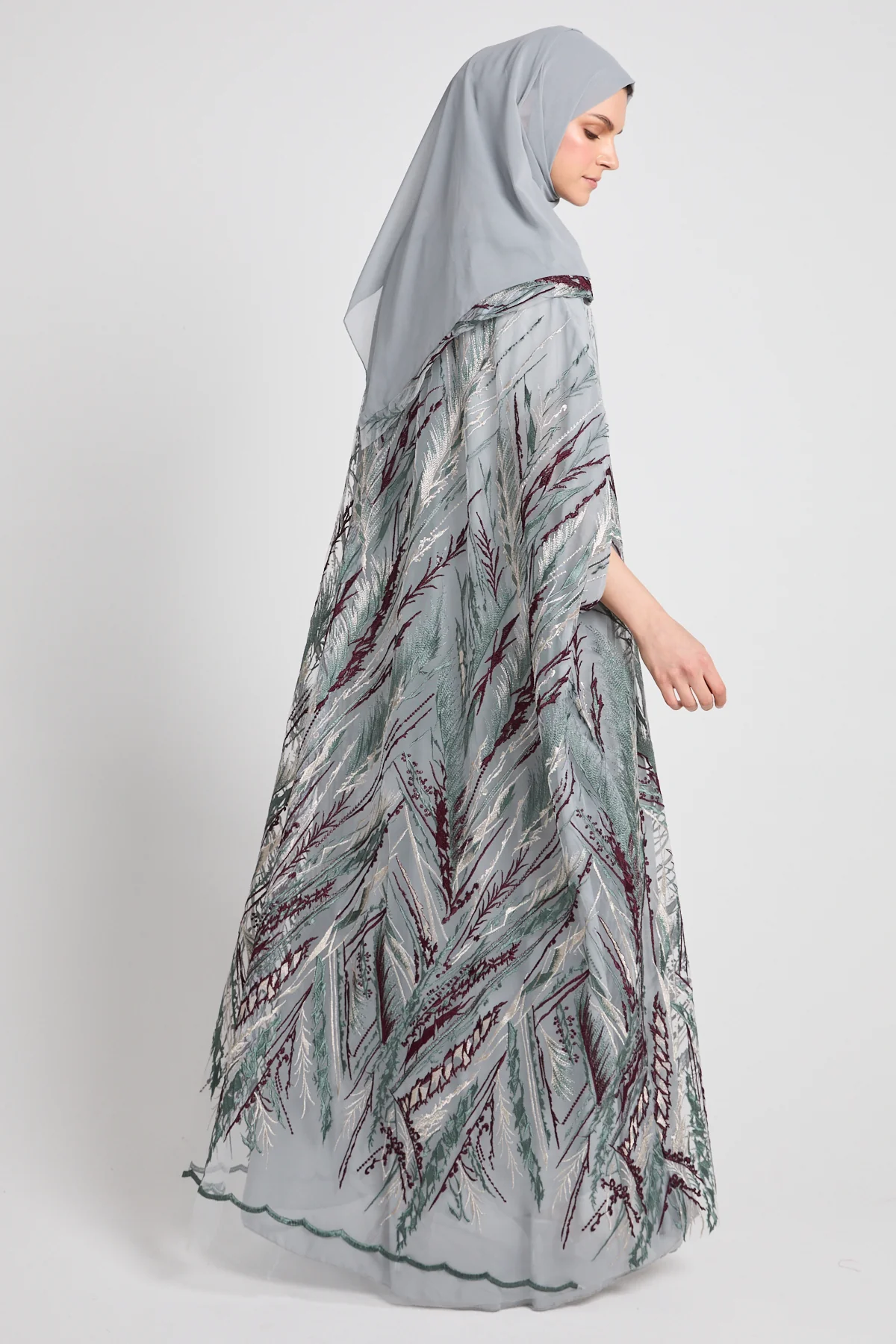 Regal Botanica Luxe Cape - Silver Mist - Limited Edition - Image 4