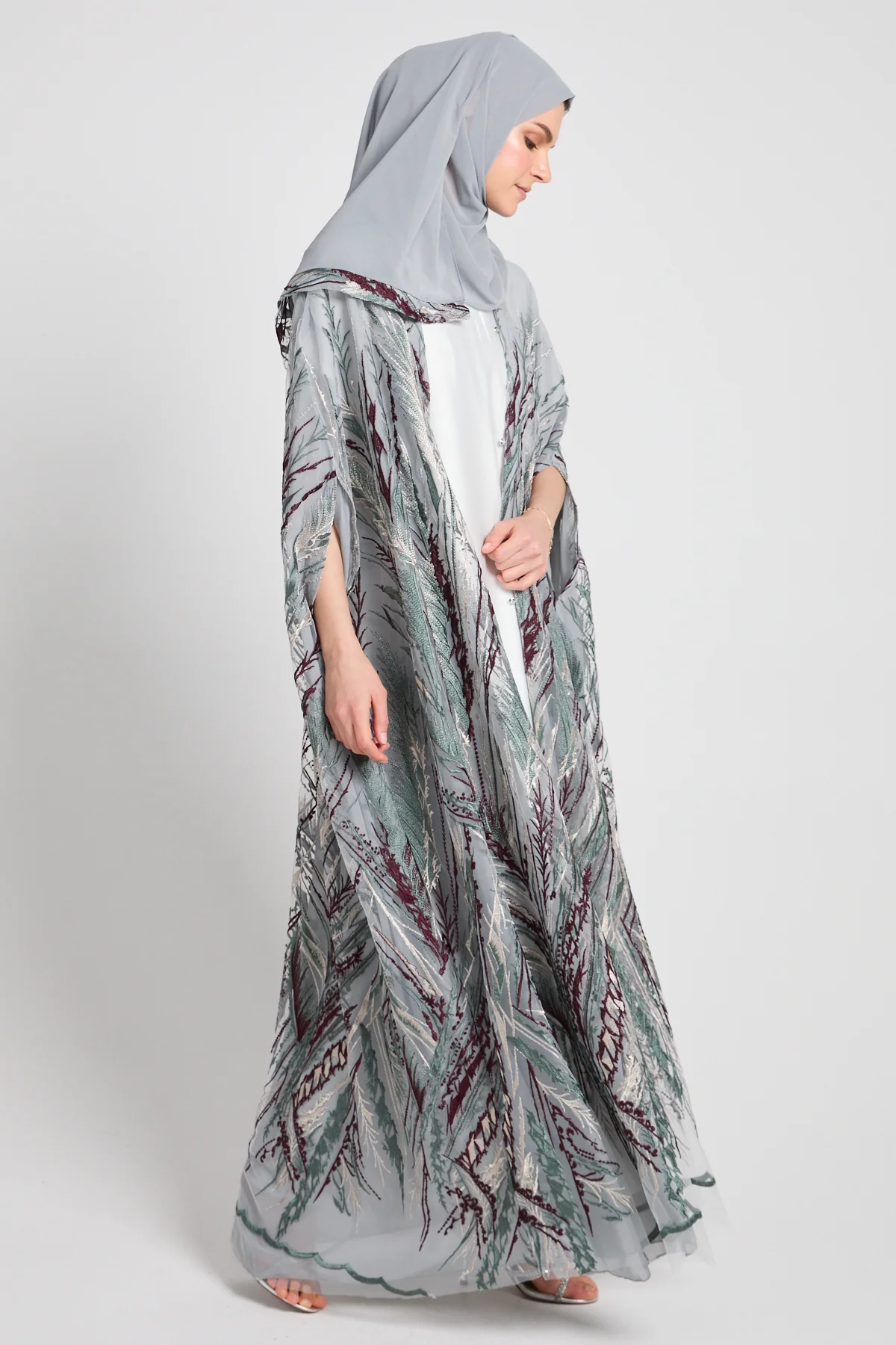 Regal Botanica Luxe Cape - Silver Mist - Limited Edition - Image 5