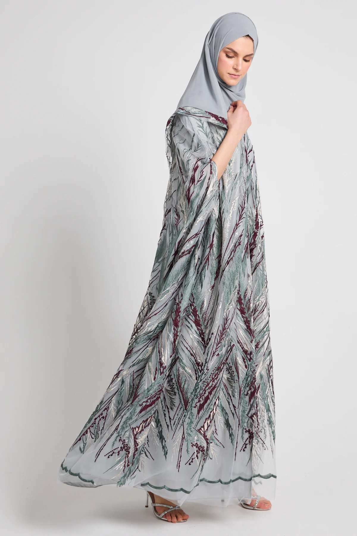 Regal Botanica Luxe Cape - Silver Mist - Limited Edition - Image 6