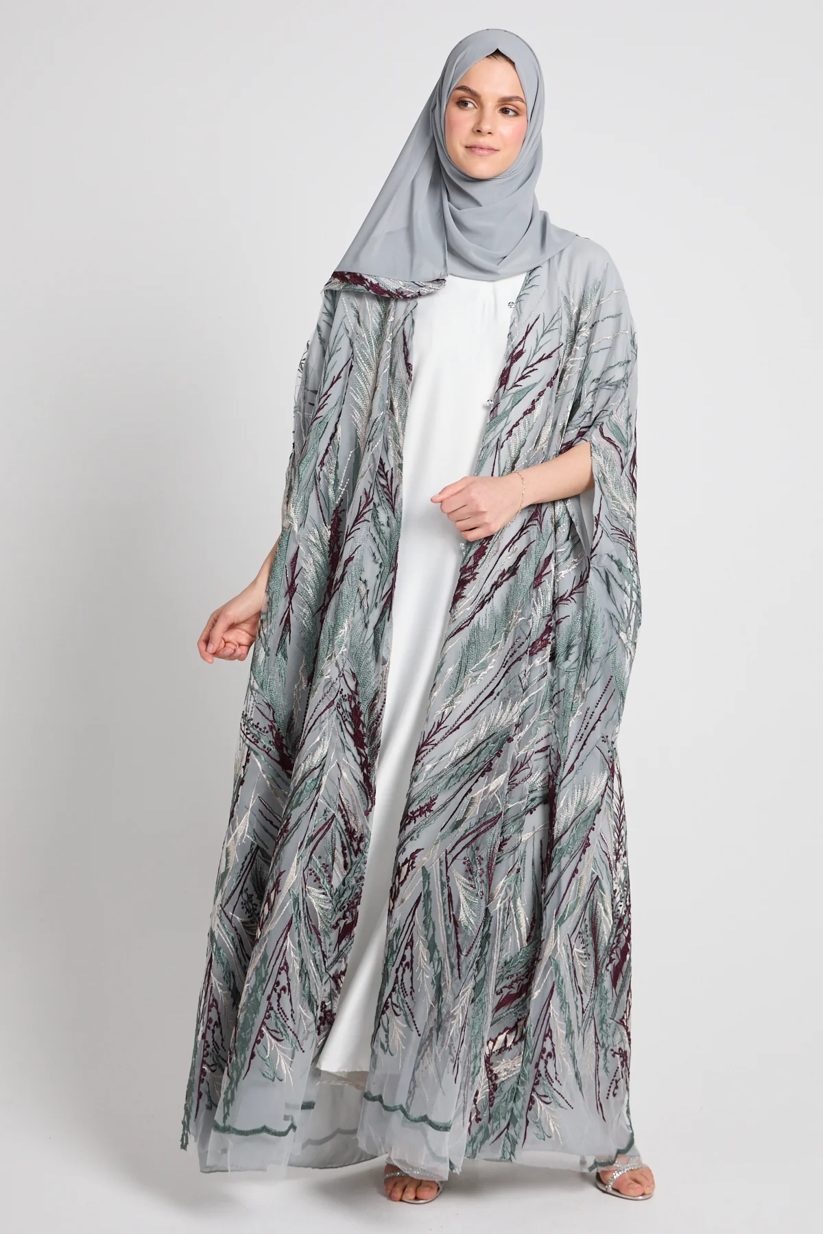 Regal Botanica Luxe Cape - Silver Mist - Limited Edition - Image 8