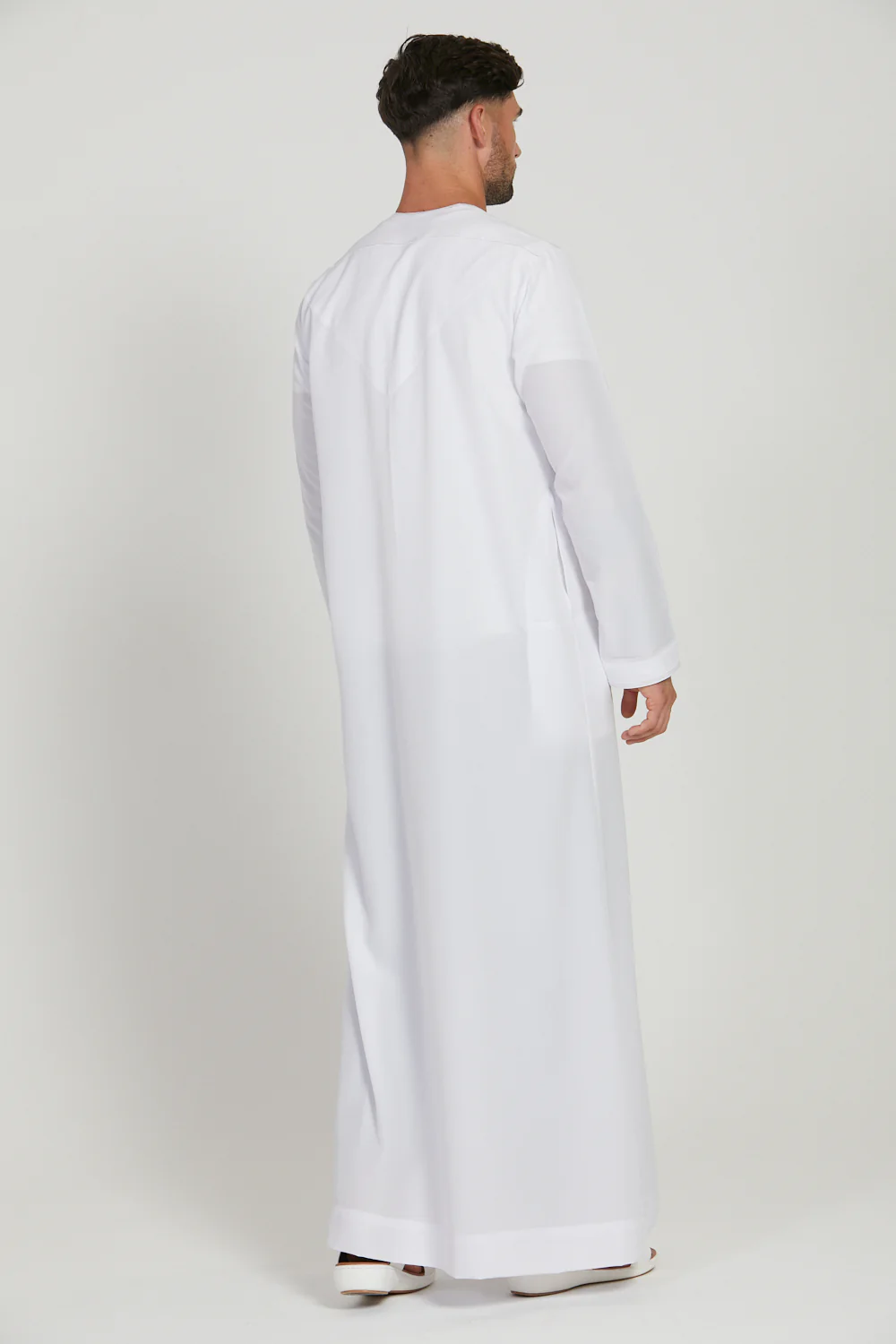 Royal Omani Thobe - White - Image 6