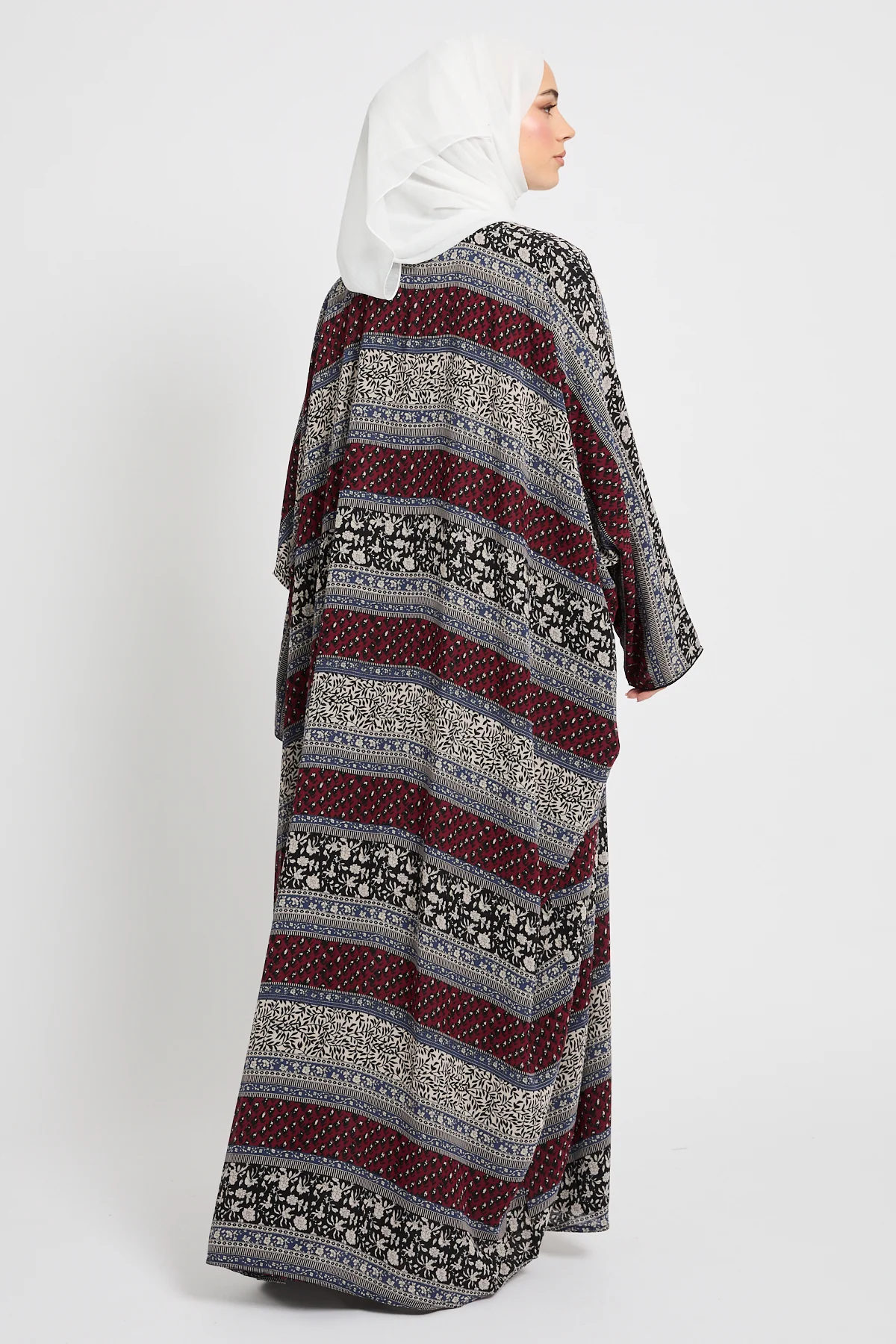 Ruby Mosaic Open Bisht – LIMITED EDITION - Image 6
