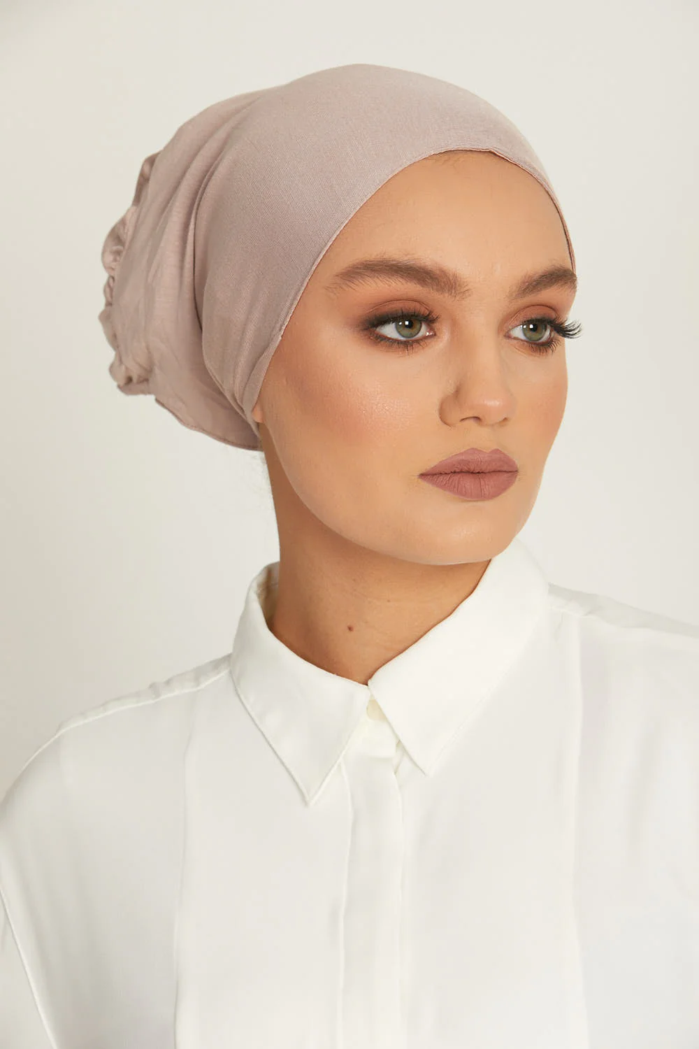 Premium Satin Lined Tie Back Hijab Caps - Image 16