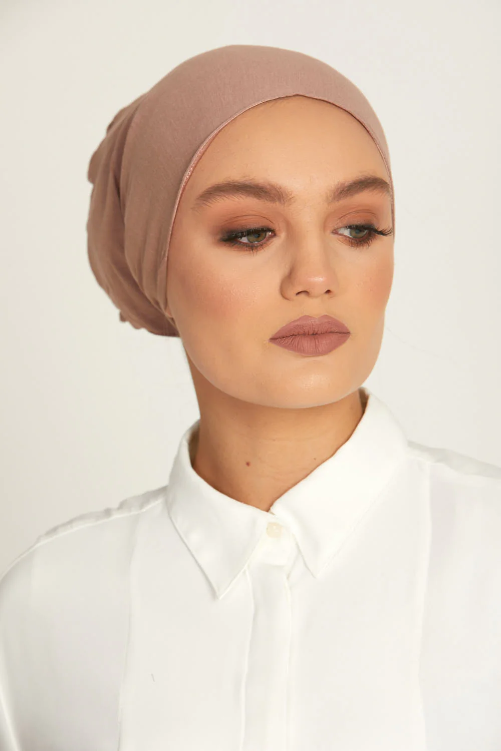 Premium Satin Lined Tie Back Hijab Caps - Image 2