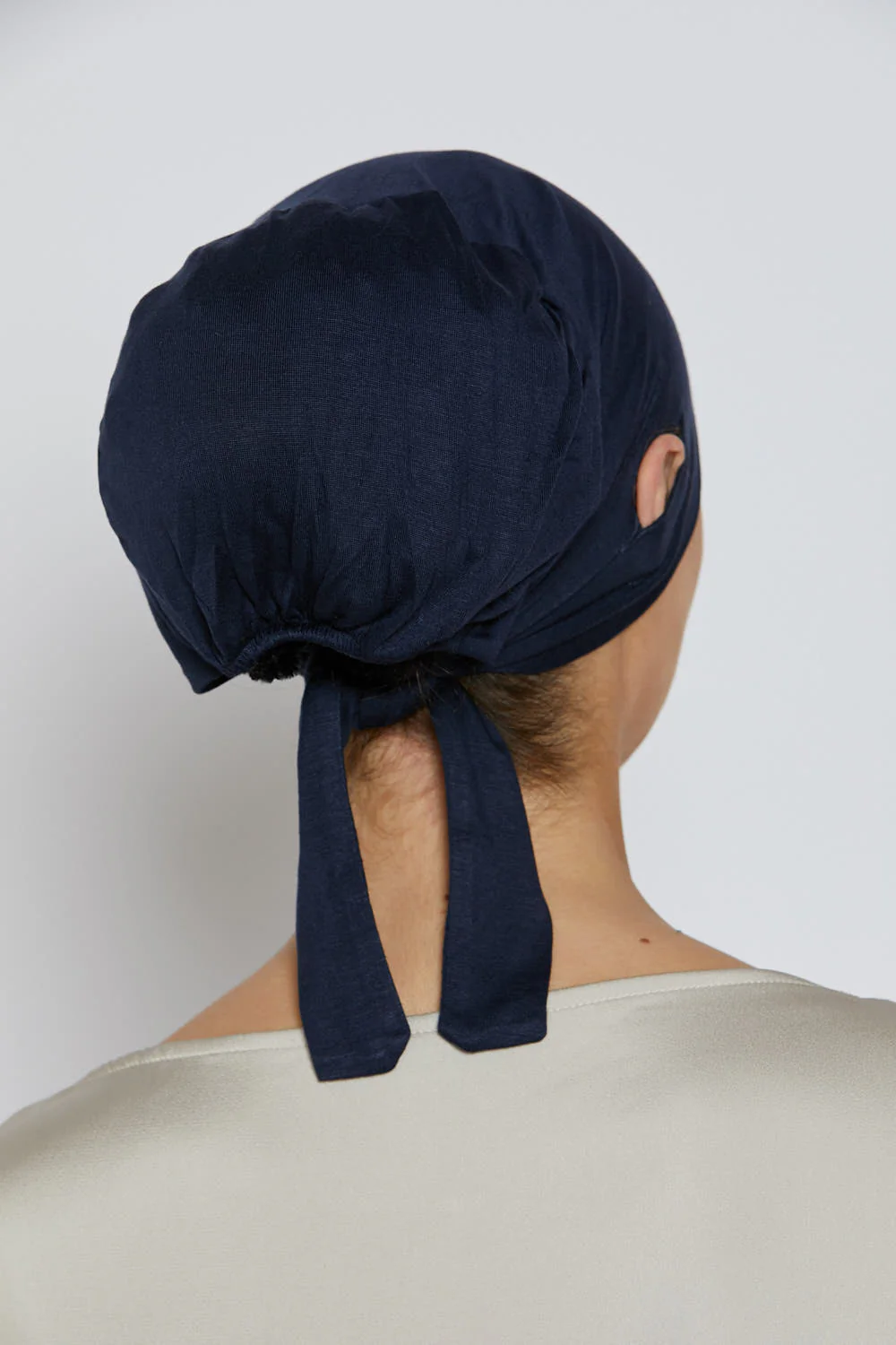 Slit Tie Back Hijab Caps - Image 22