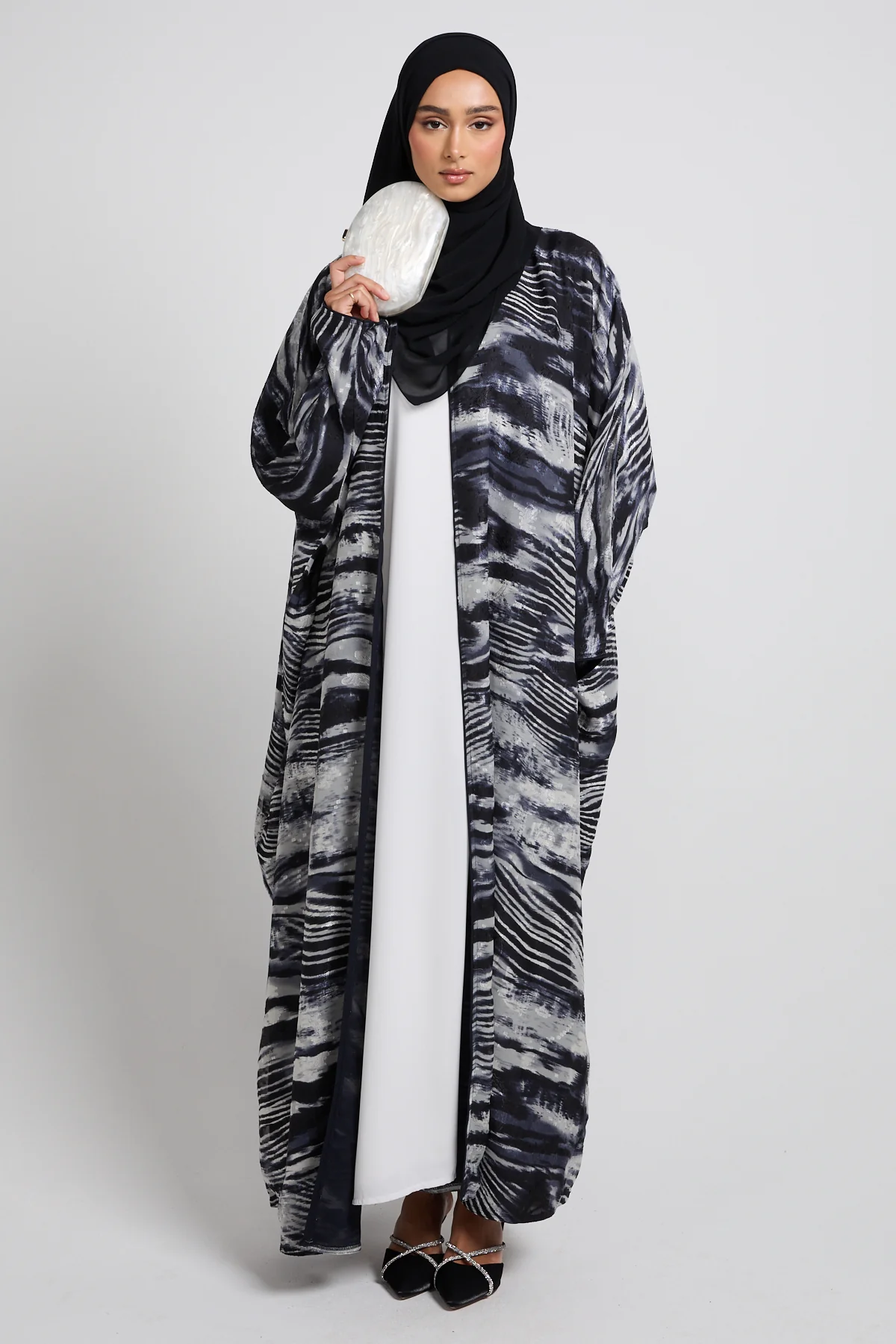 Smoked Ink Open Bisht – LIMITED EDITION