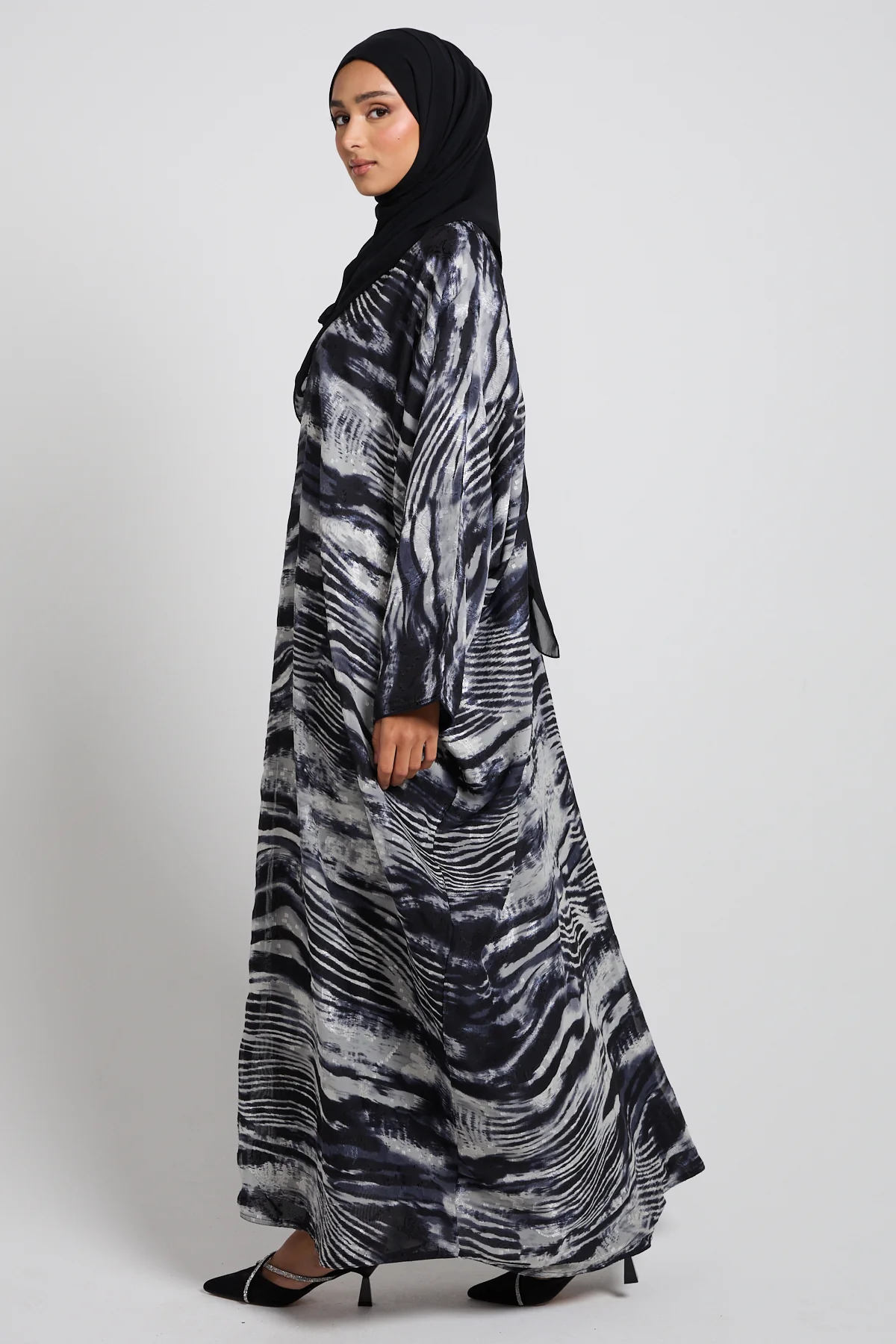 Smoked Ink Open Bisht – LIMITED EDITION - Image 4