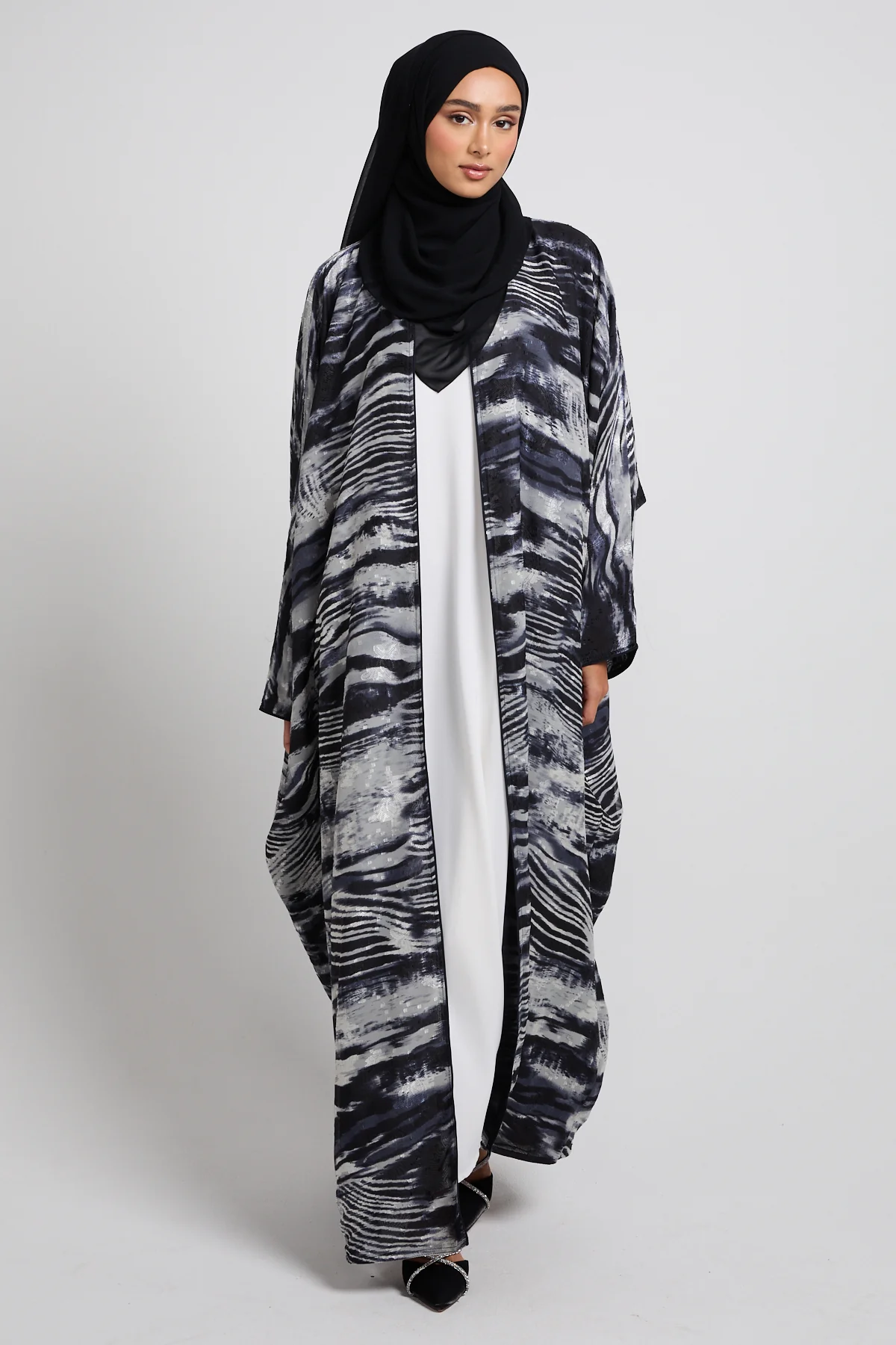 Smoked Ink Open Bisht – LIMITED EDITION - Image 5